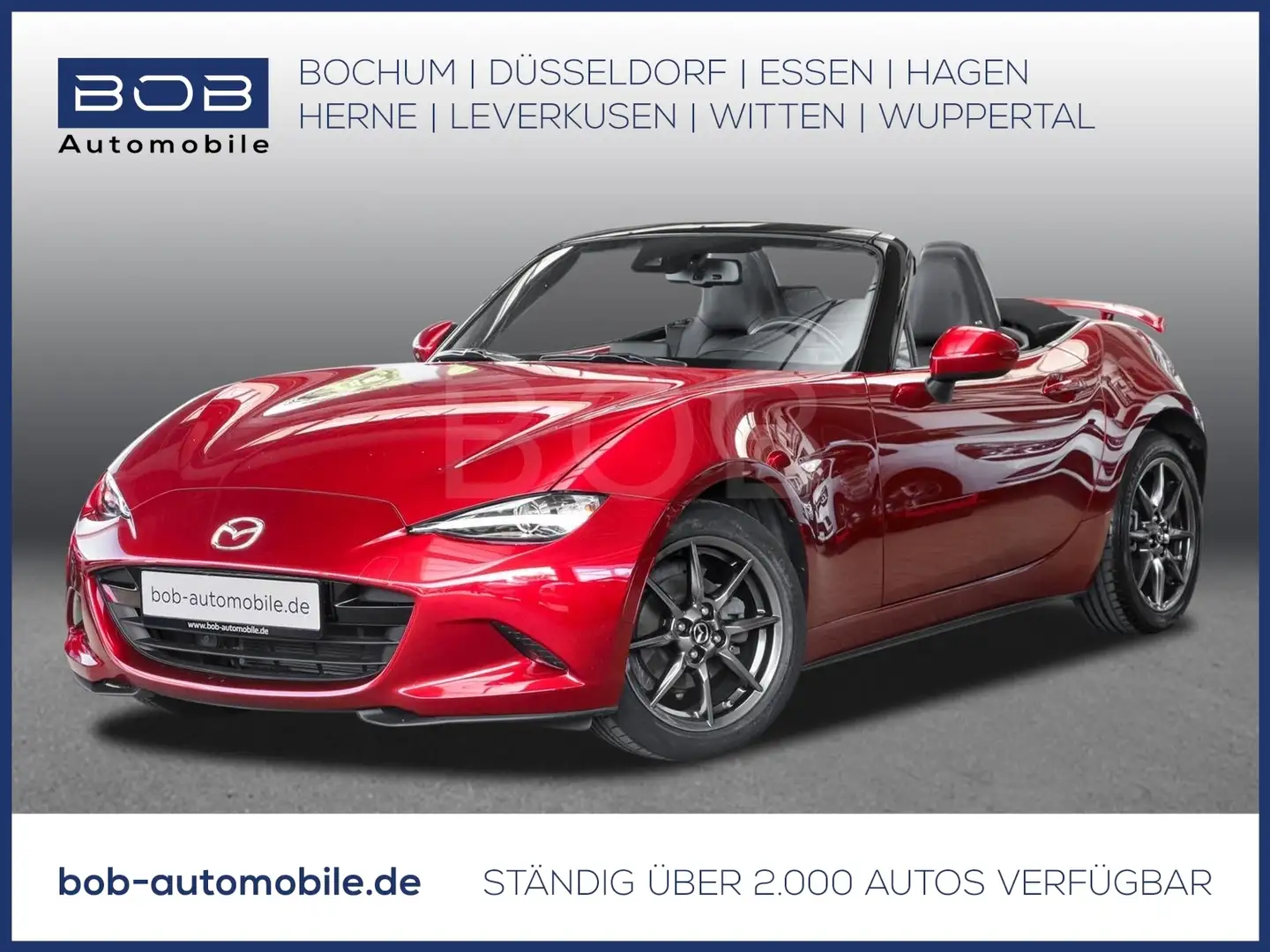 Mazda MX-5 1.5 132 Sport-Line NAVI SHZ PDC TWA Keyless Rouge - 1