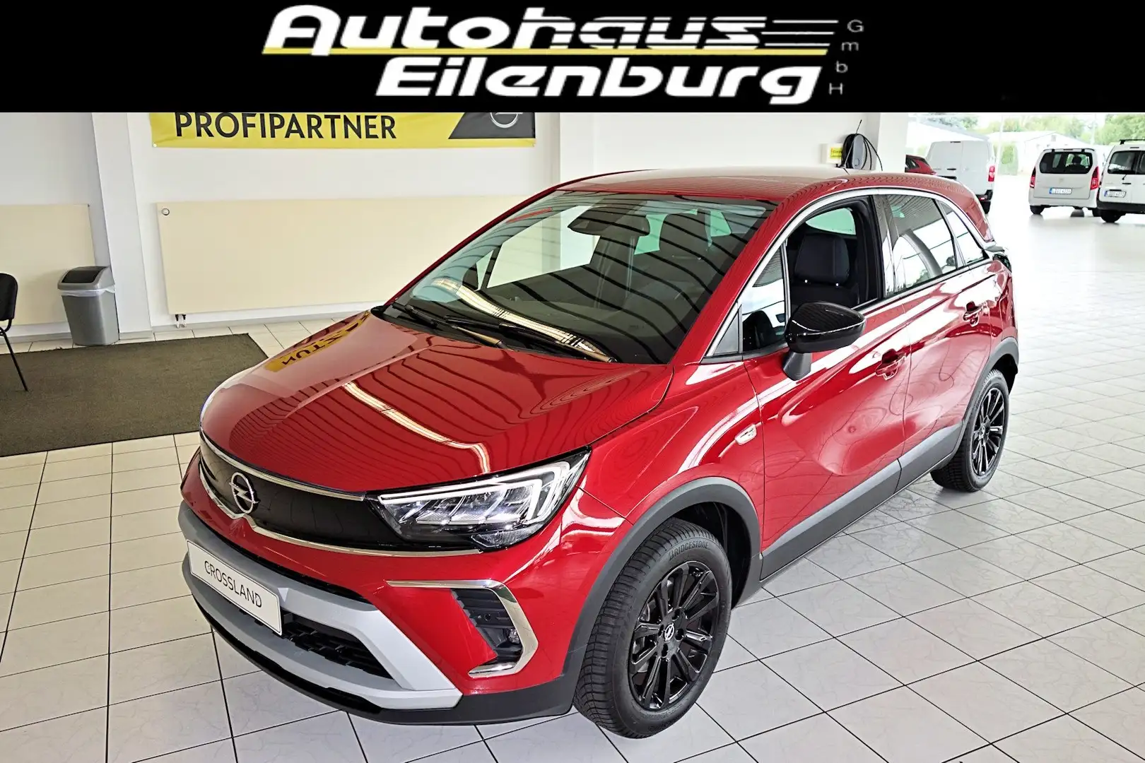 Opel Crossland 1.2 130PS AT Eleg.LED-Licht,Navi.,Kamera,SHZ.AHZV Rot - 1