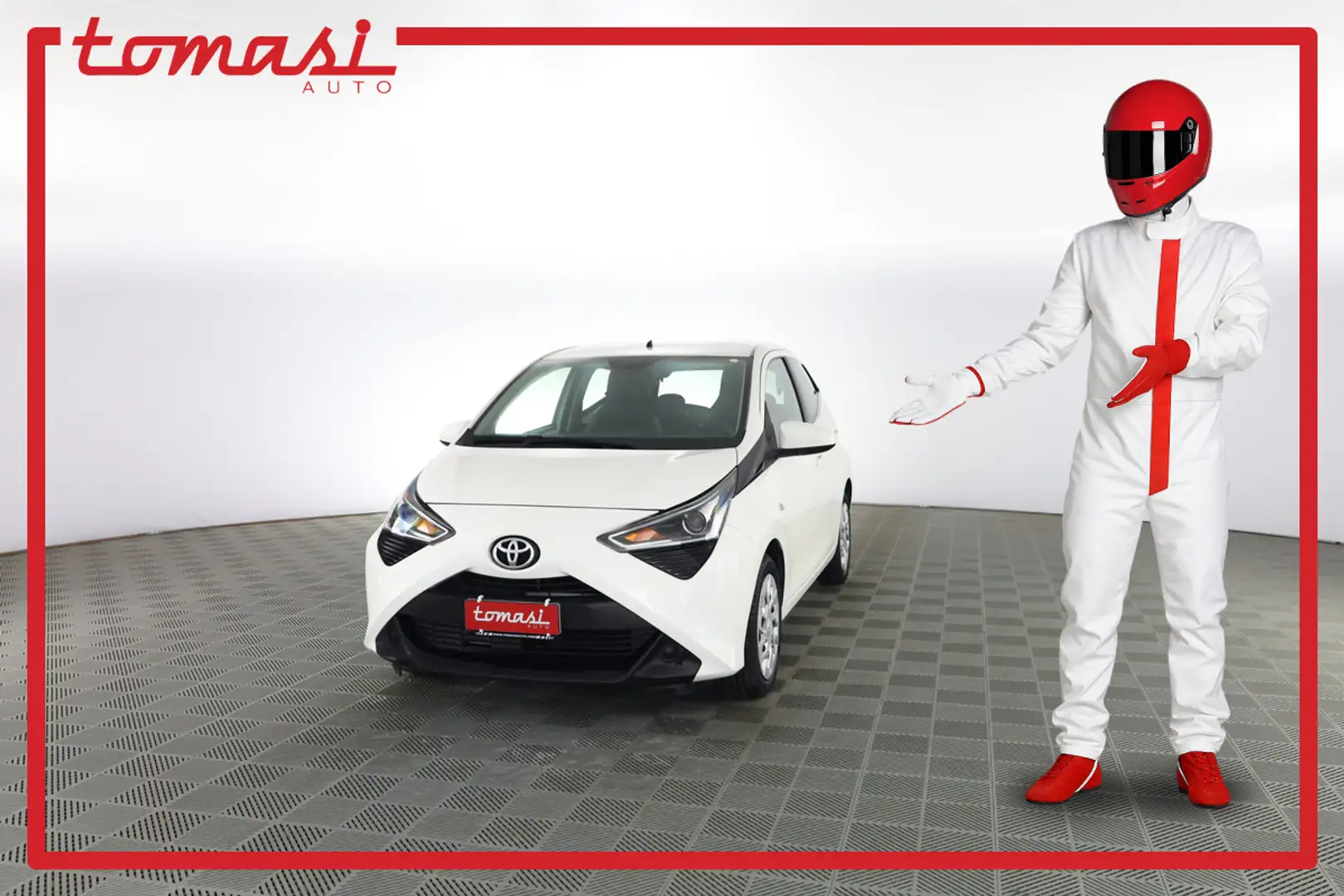 Toyota Aygo TOYOTA Aygo Connect 1.0 VVT-i 72 CV 5 porte x-musi Alb - 1