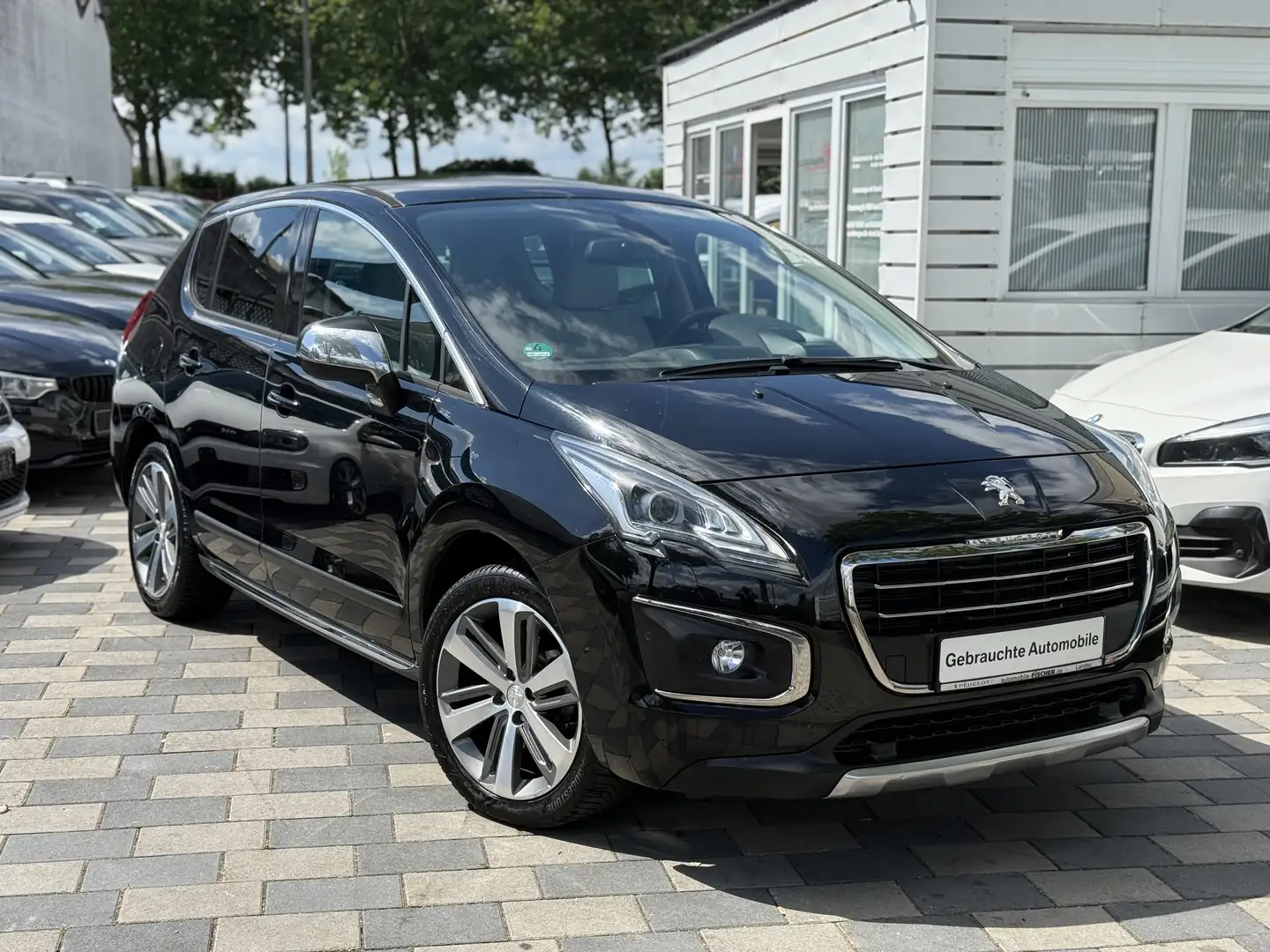 Peugeot 3008 2.0HDi Allure Leder Panorama/Navi/Head UP Kamera Zwart - 1