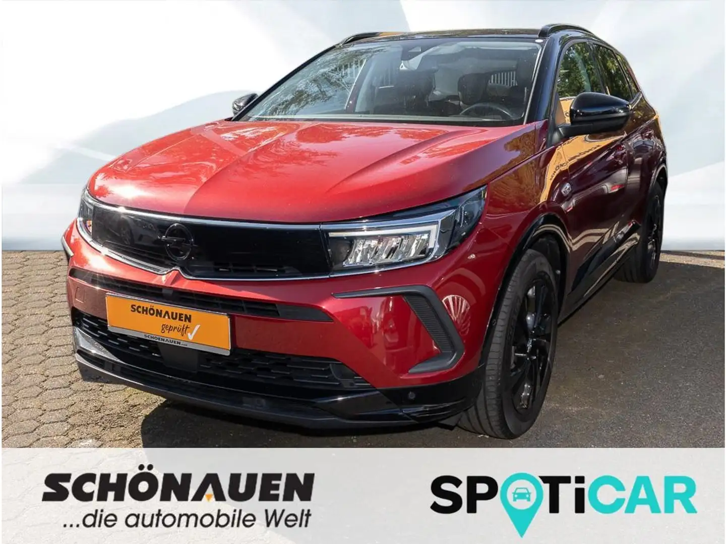 Opel Grandland Turbo GS Line +AHK+MATRIX+L/SHZ+RFK+ Rot - 1