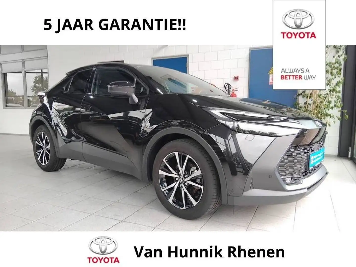 Toyota C-HR 1.8 140 Style | Groot Navi | Stoel en stuurverw | Zwart - 1