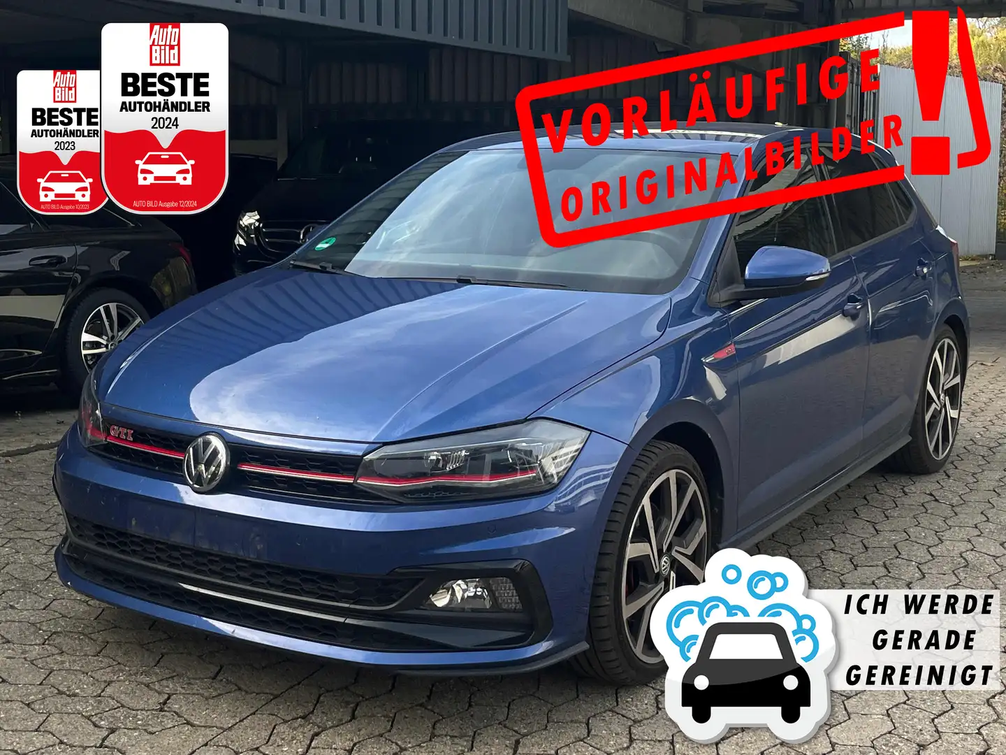 Volkswagen Polo Polo 2.0 TSI GTI+LED-SW+ACC+BRESCIA+AID+NAV+1HD+ Blauw - 1