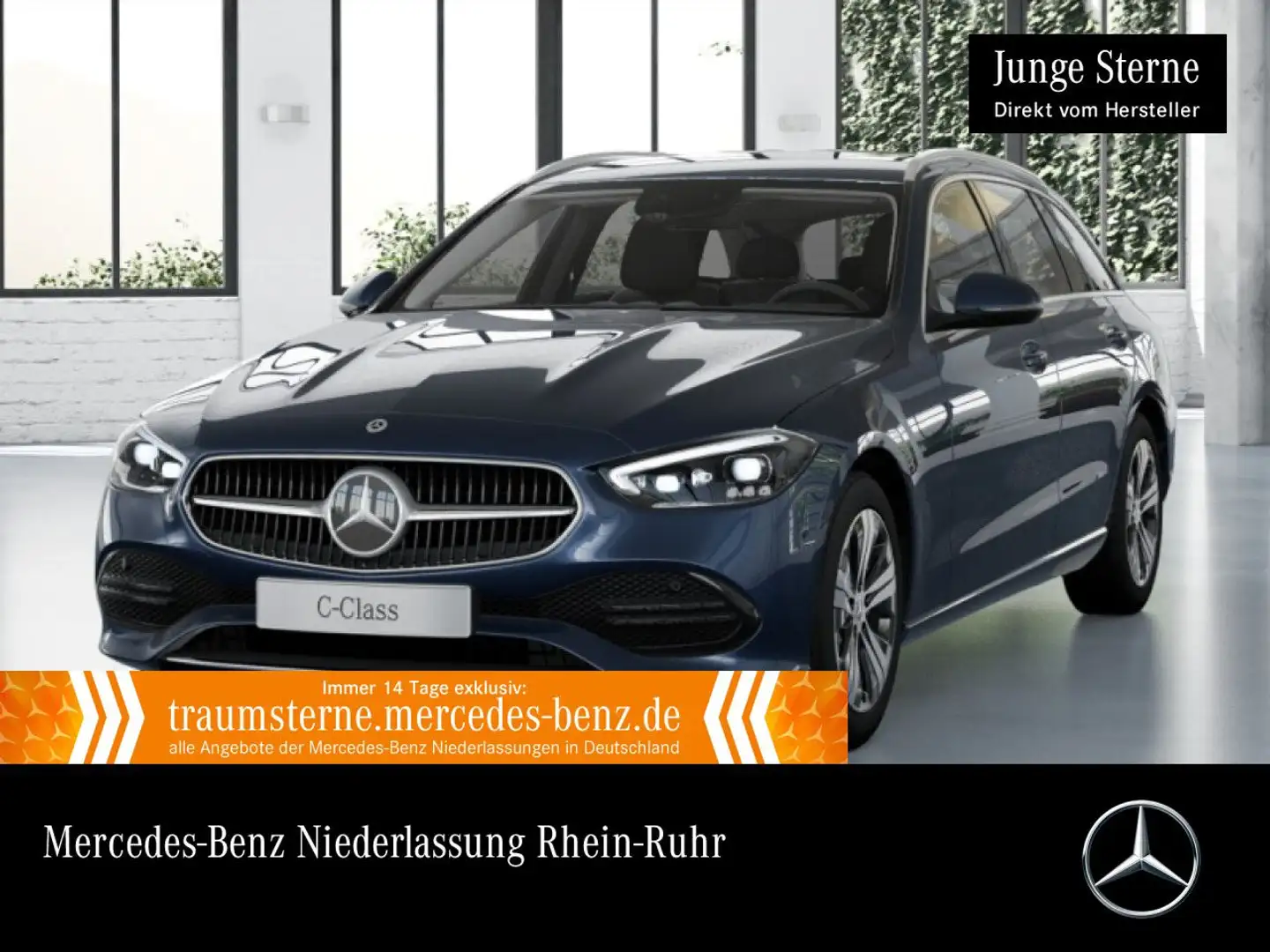 Mercedes-Benz C 220 d T AVANTG+KAMERA+KEYLESS+9G Blau - 1
