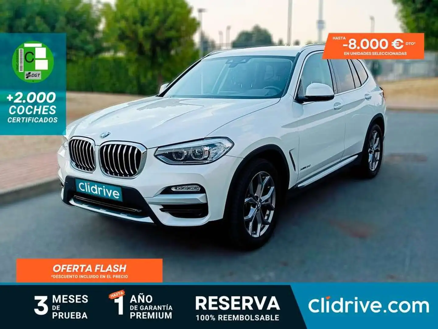 BMW X3 xDrive 20dA Blanco - 1