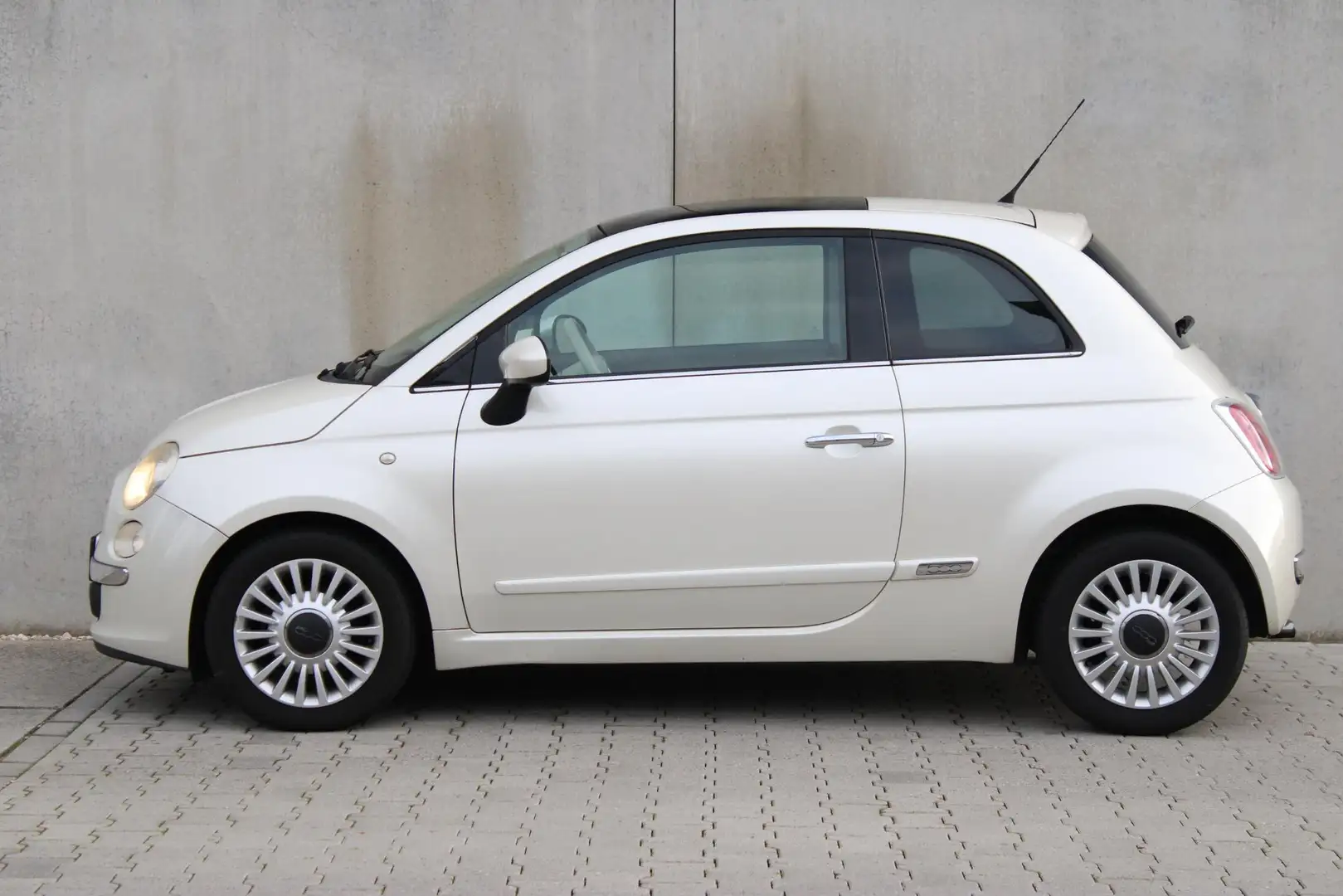 Fiat 500 0.9 TwinAir Lounge / AIRCO / LICHTMETALEN VELGEN / Blanc - 2