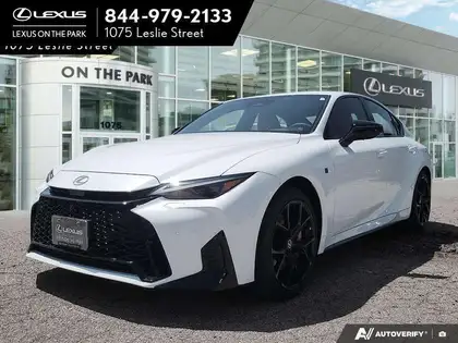 White 2026 Lexus IS Sedan 6-Speed Automatic