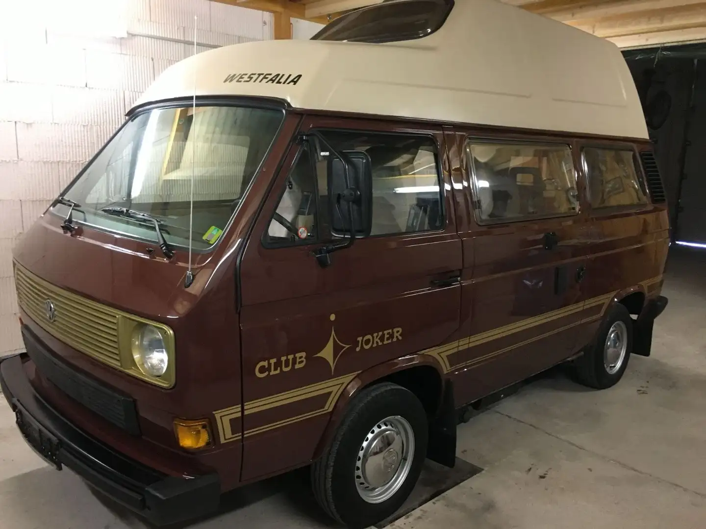 Volkswagen T3 Club Joker Camper* 1.6l* Restauriert Brązowy - 1