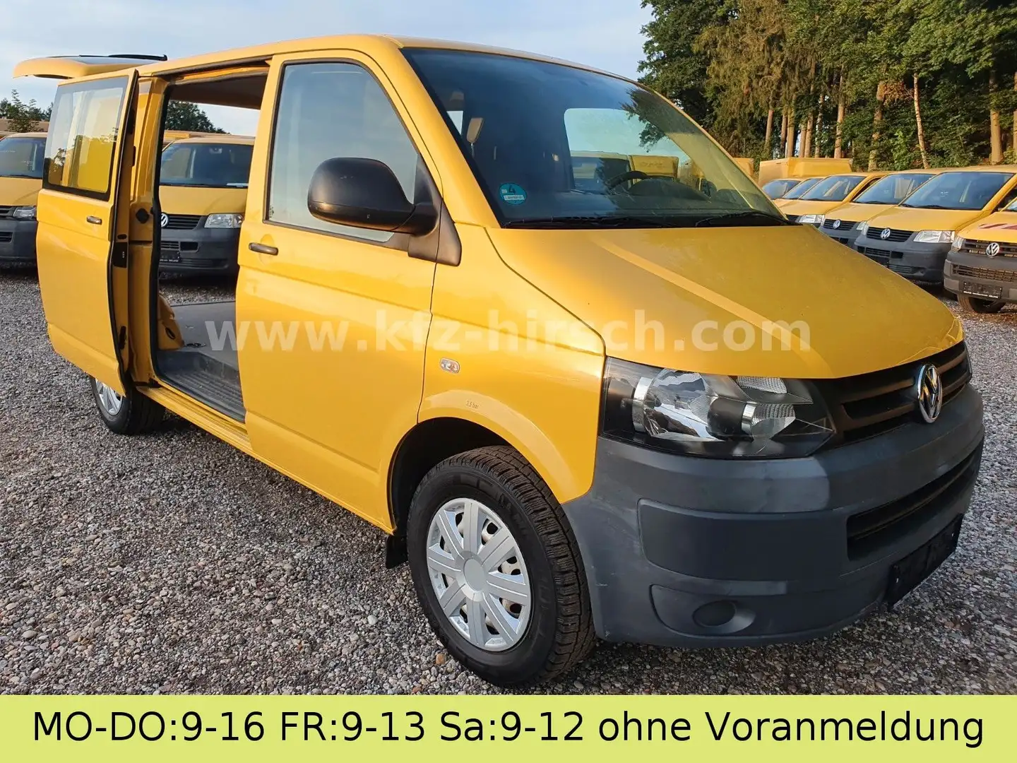 Volkswagen T5 Transporter 2.0TDI EU5*2xSchiebetüre*1.Hand* Jaune - 1