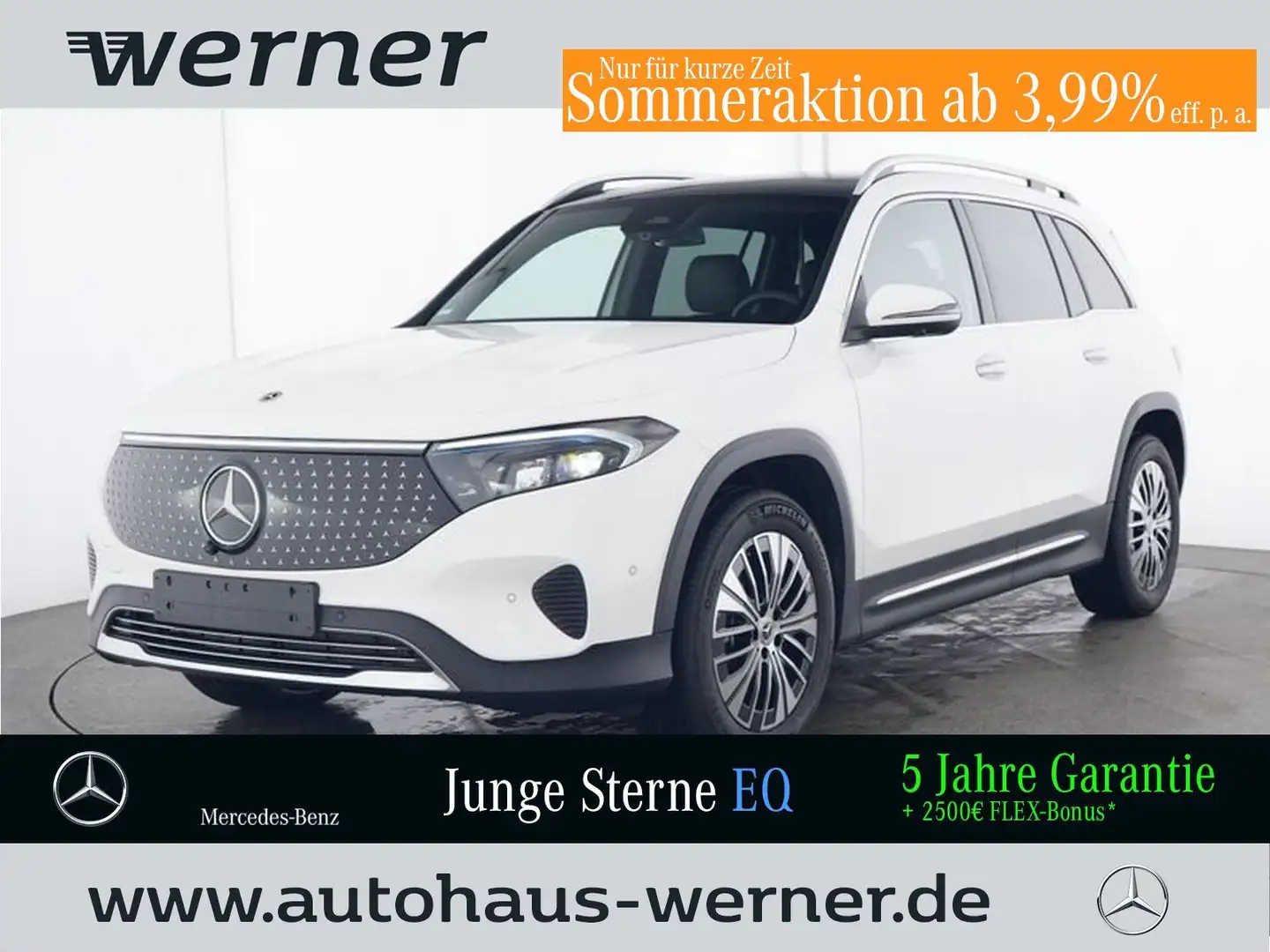 Mercedes-Benz EQB 250 EL-ART-ADV+ PANO SOUND 360° WINTER WDGS Weiß - 1