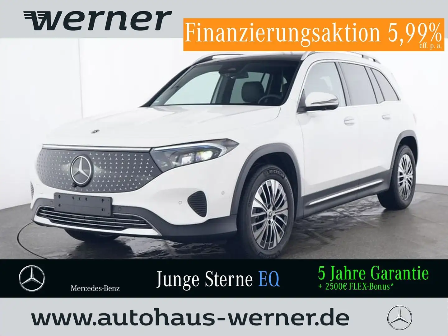 Mercedes-Benz EQB 250 EL-ART-ADV+ PANO SOUND 360° WINTER WDGS Weiß - 1