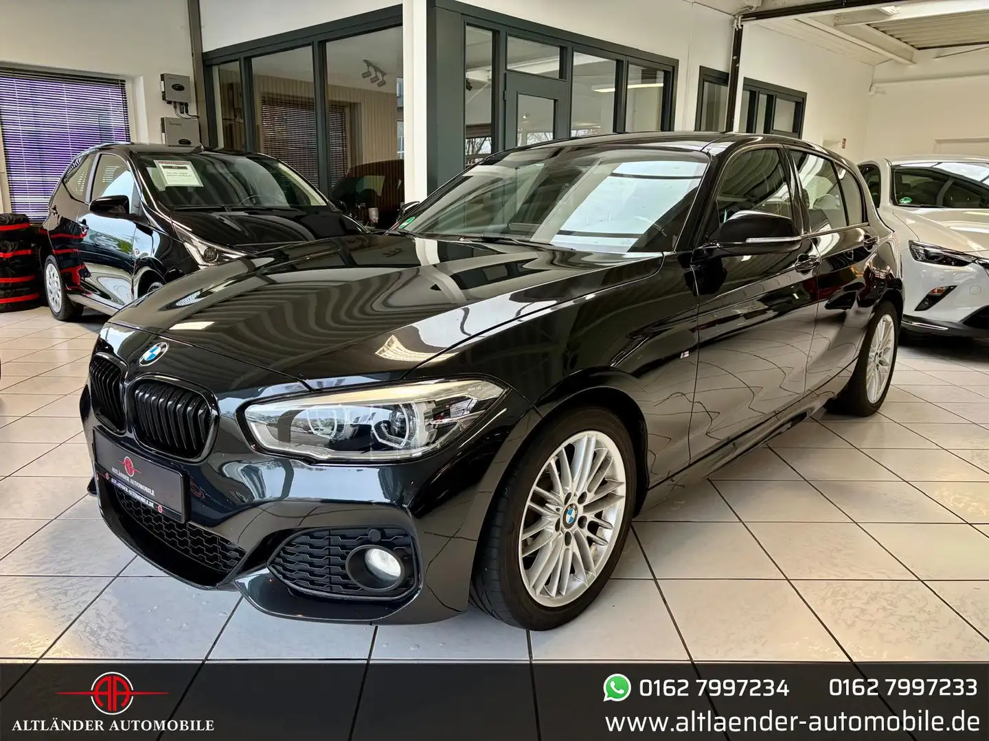 BMW 116 d steptr. M Sport LED*Navi*PDC*Tempom.*SHZ Noir - 1