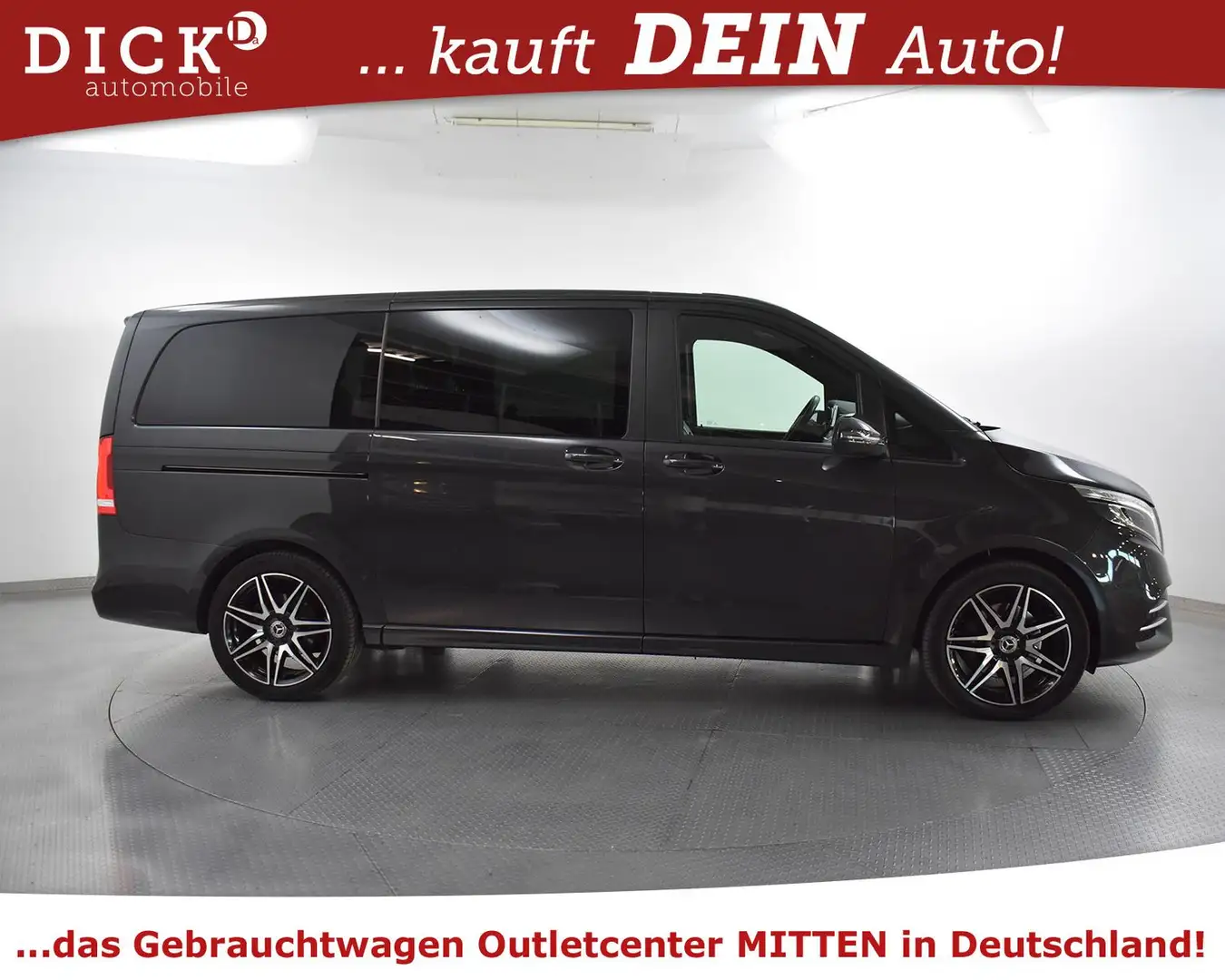 Mercedes-Benz V 250 d AMG Line Lang COMAND+LEDER+LED+SHZ+KAM+19 Gris - 2