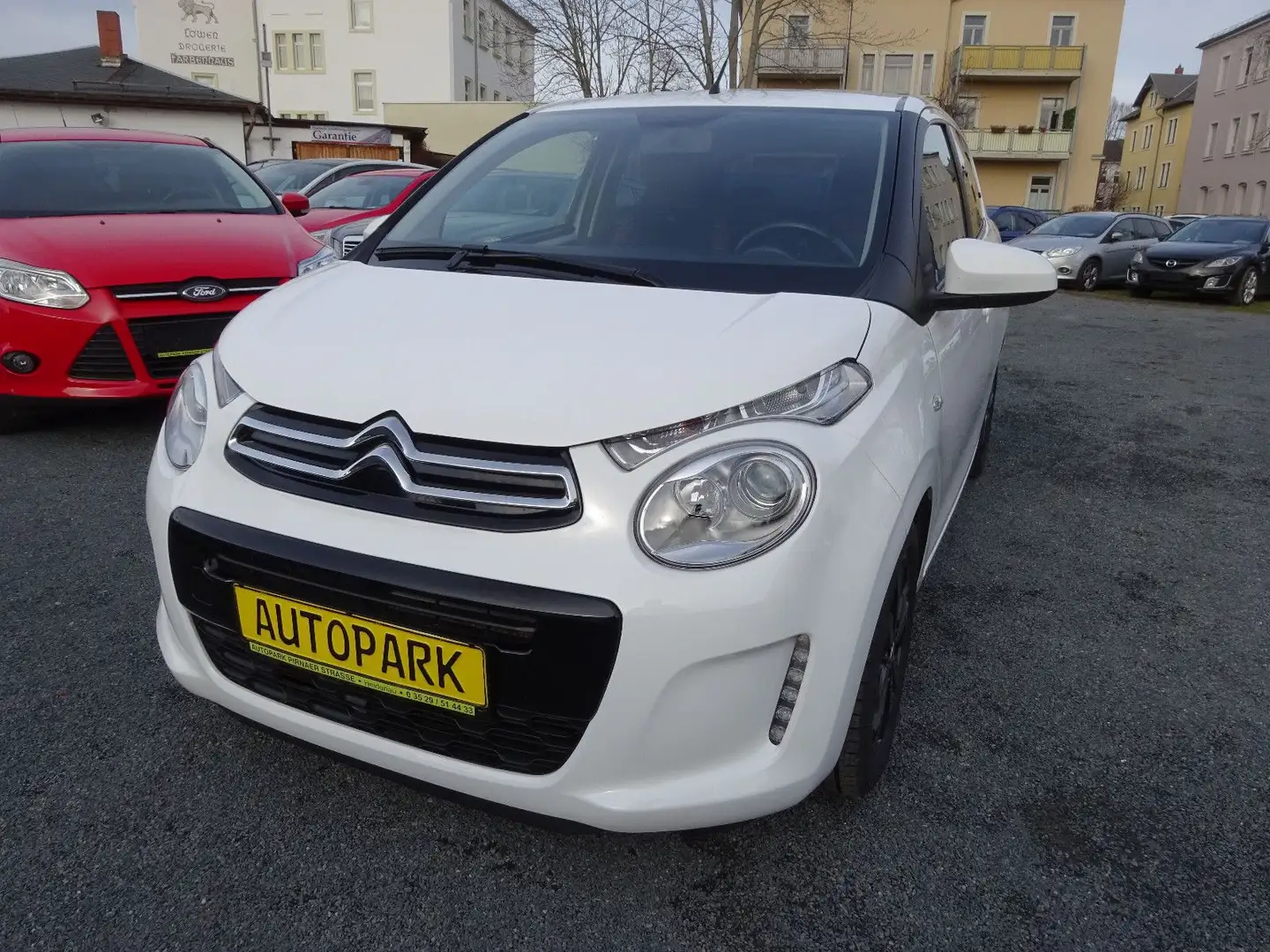Citroen C1 5-Türer Shine*Klima,LMF,Apple,Sitzhzg., Nr.67 Weiß - 1