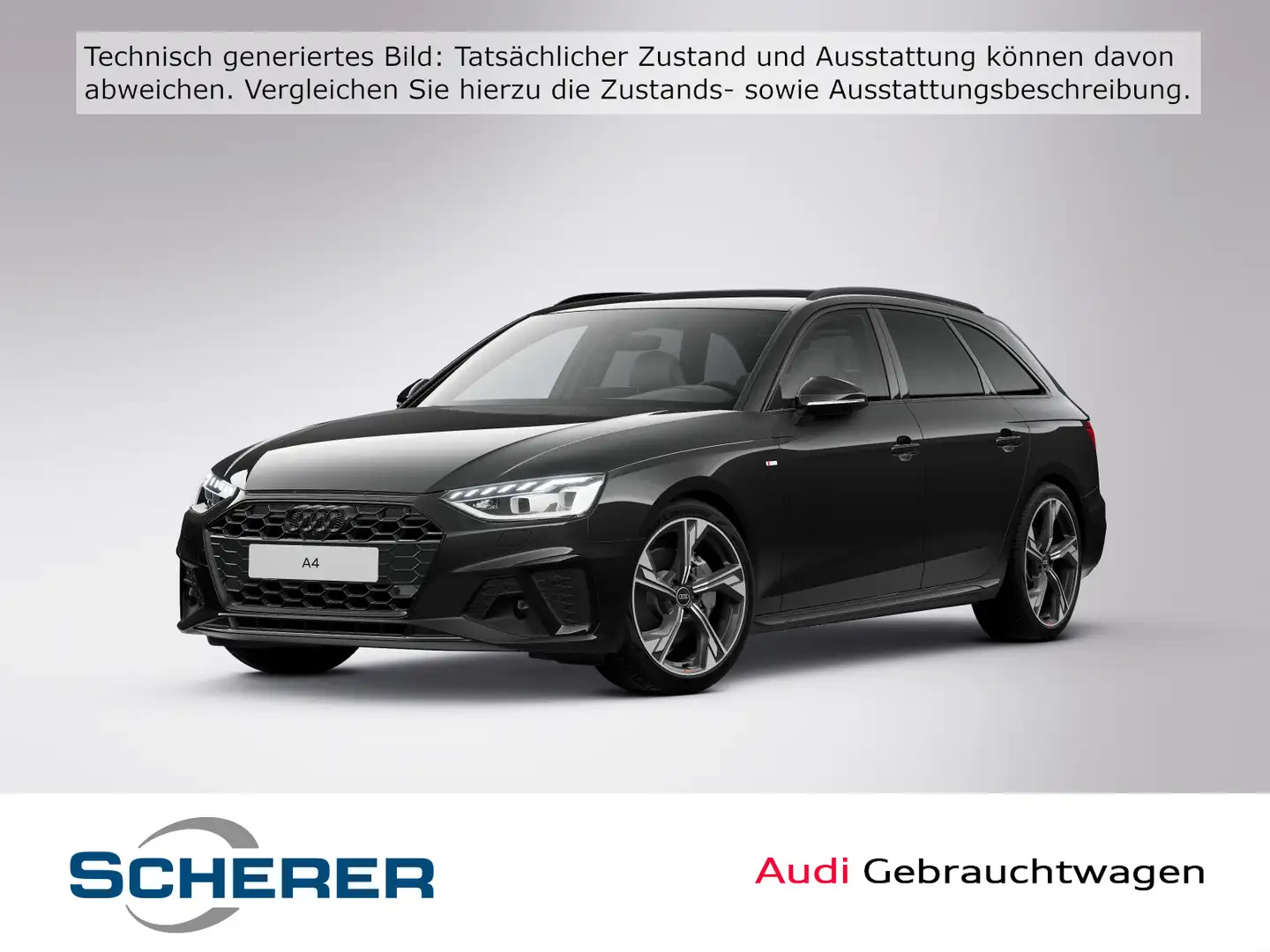 Audi A4 S line S line 40 TDI 150(204) kW(PS) S Schwarz - 1