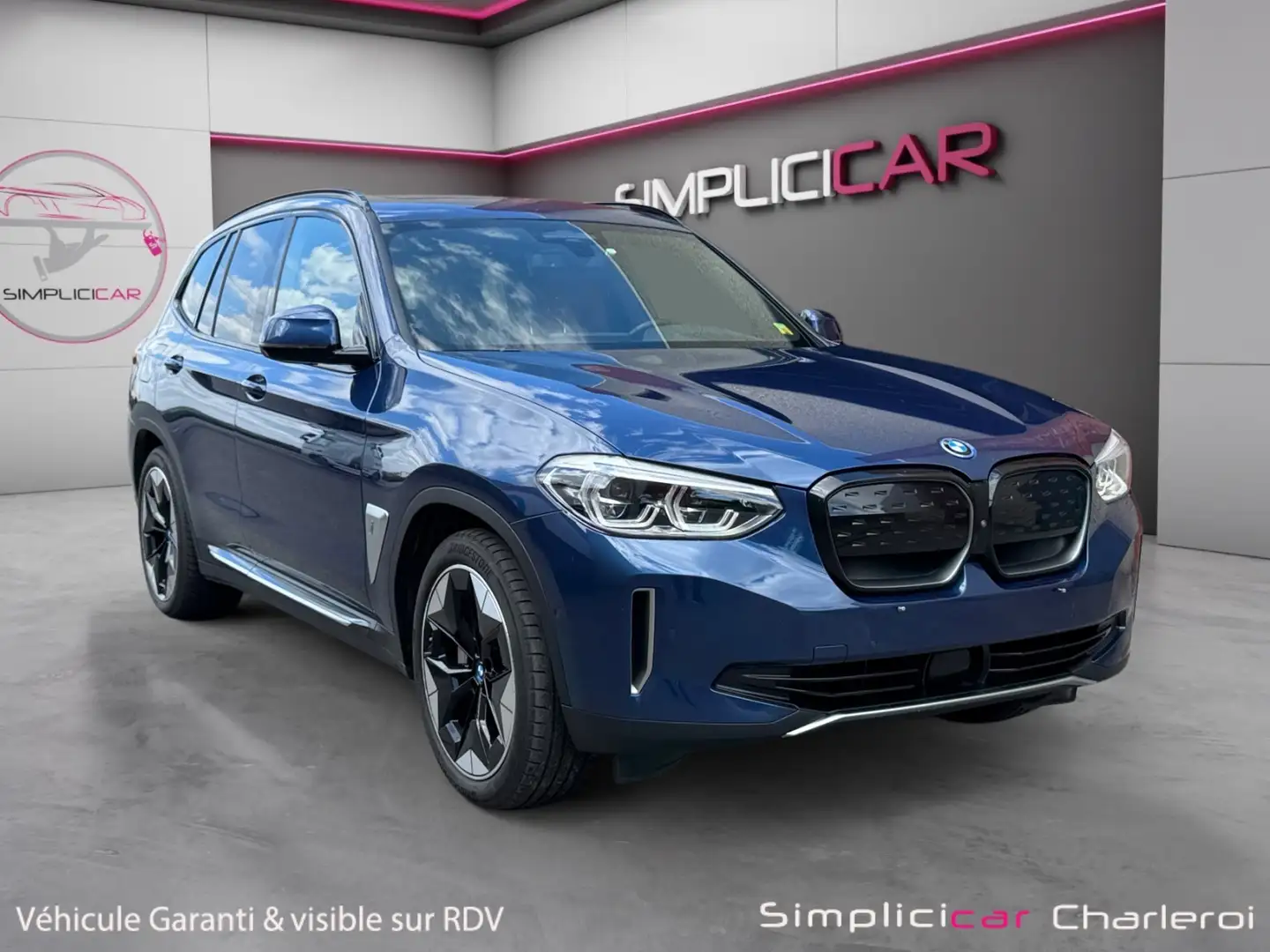 BMW iX3 286CV *GARANTIE 12MOIS* 74.900KM 100%déductible Bleu - 1