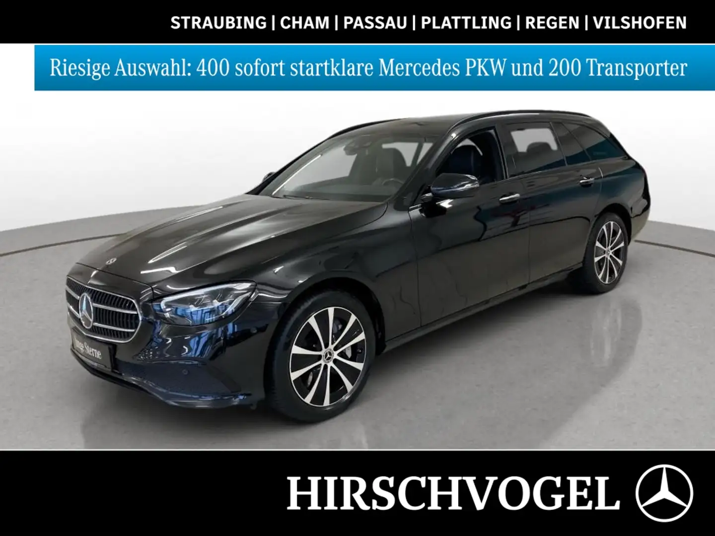 Mercedes-Benz E 300 de 4M AVANTGARDE+AHK+HUP+KEYLESS+MBUX+LED Noir - 1