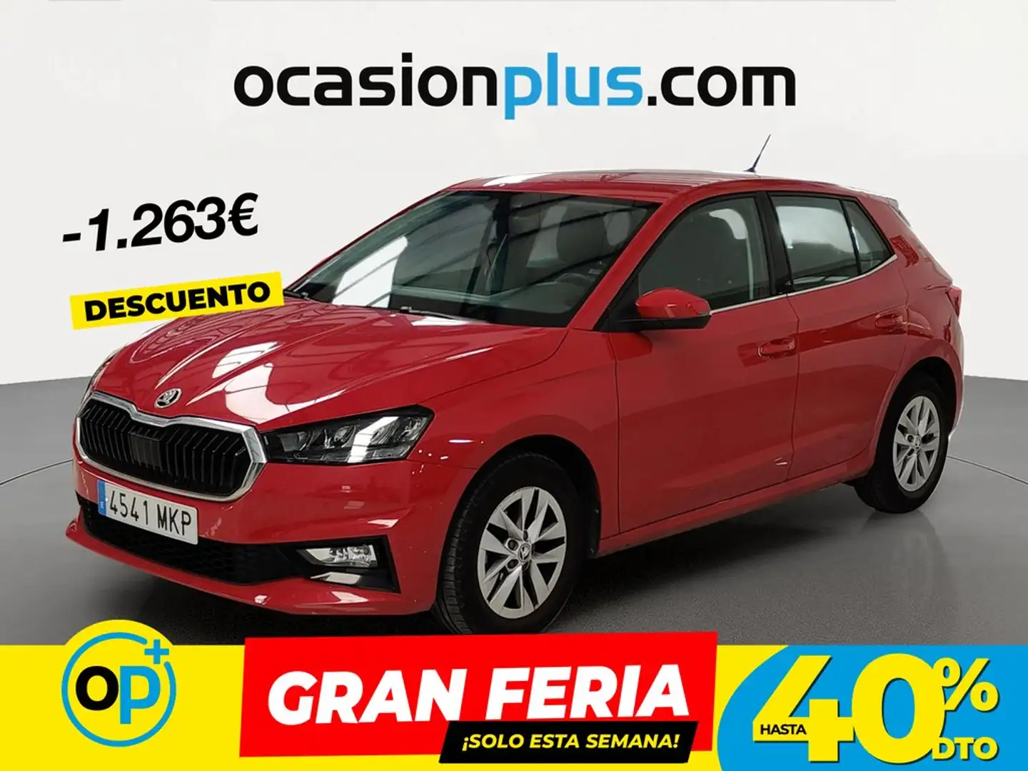 Skoda Fabia 1.0 MPI Ambition 59kW Rojo - 1
