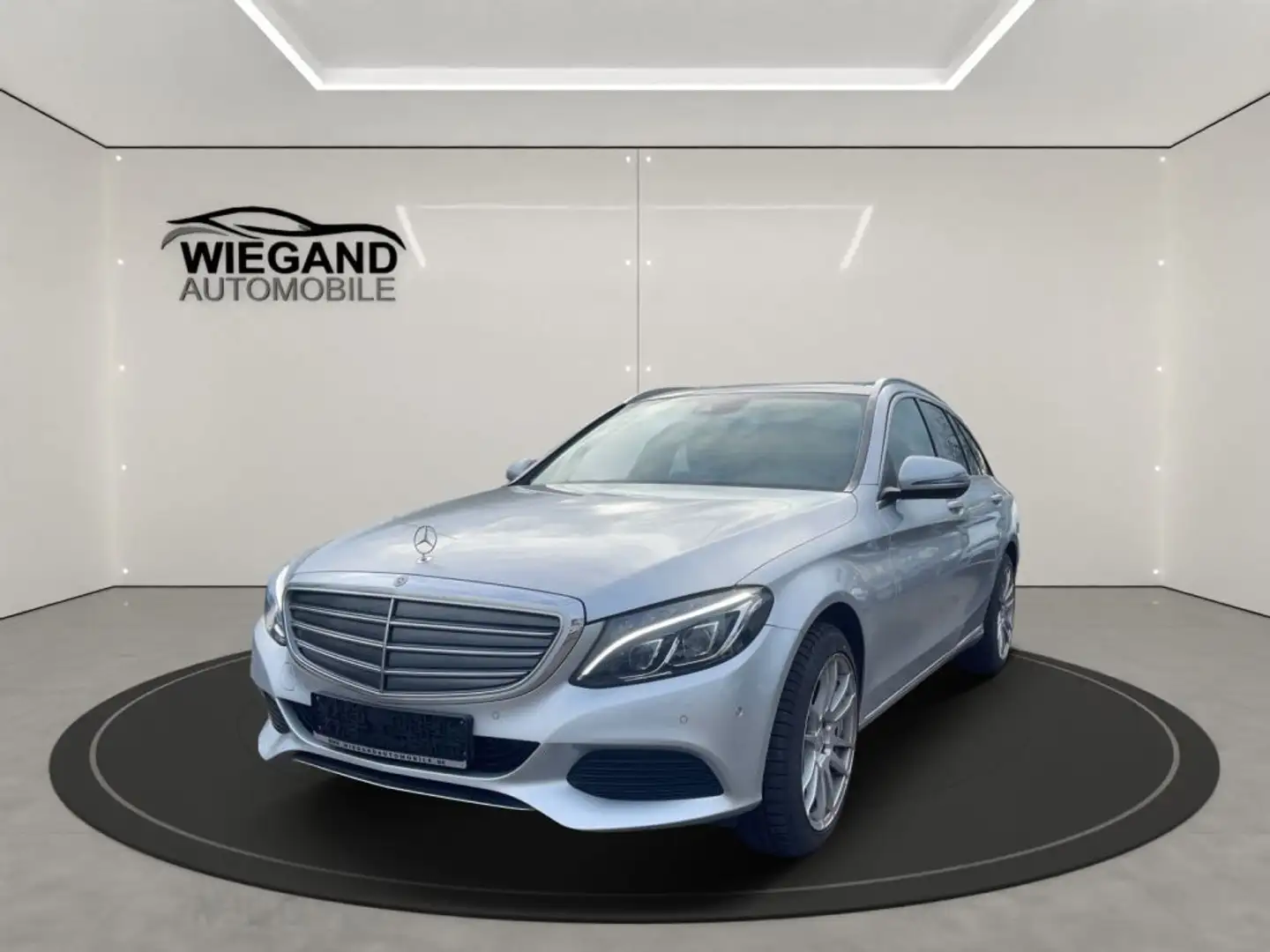 Mercedes-Benz C 400 4MATIC T 9G-TRONIC+BUSINESS+NAVI+PANO+LED Silber - 1
