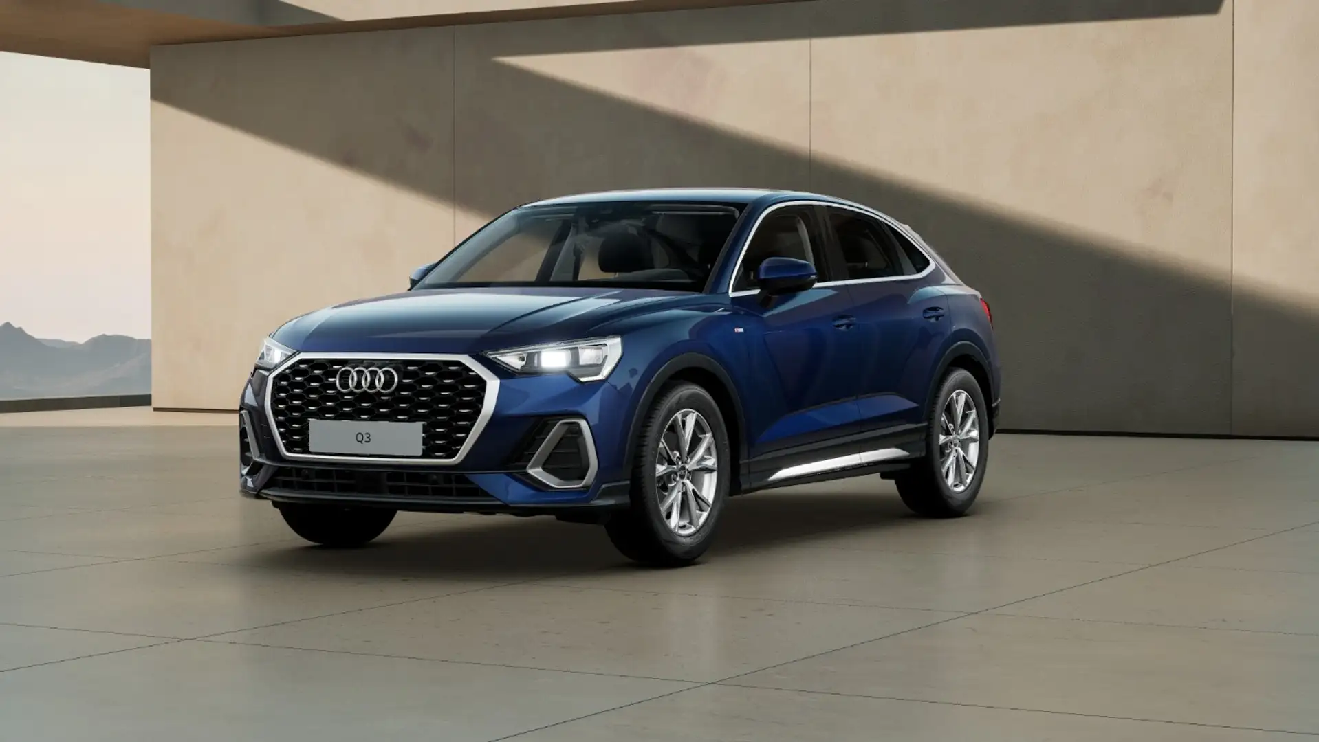 Audi Q3 Sportback S line 35 TDI S tronic SHZ Keyless Blau - 2
