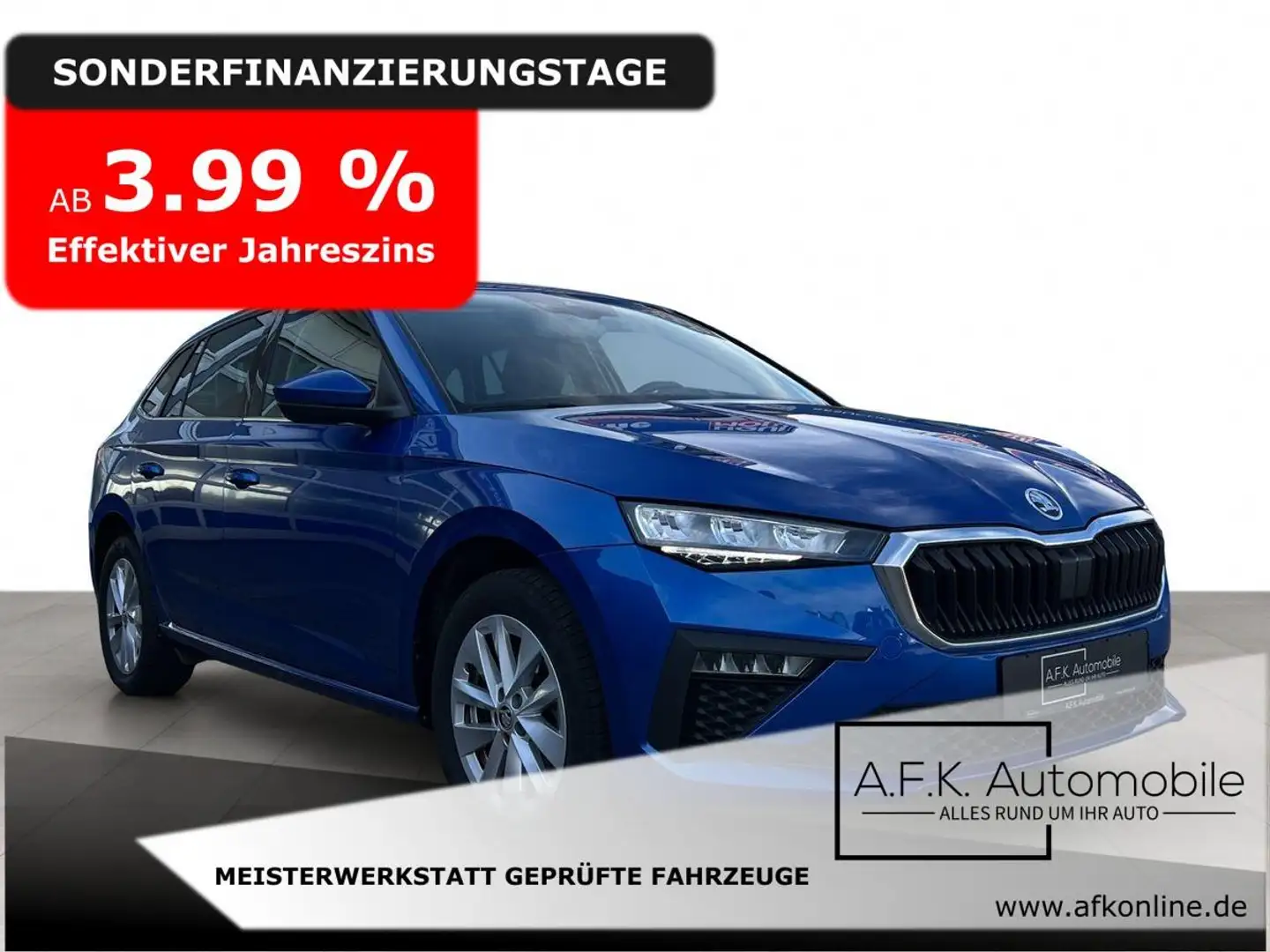 Skoda Scala 1.0 TSI DSG | TOP SELECTION | LENKRD + SHZ Blau - 1