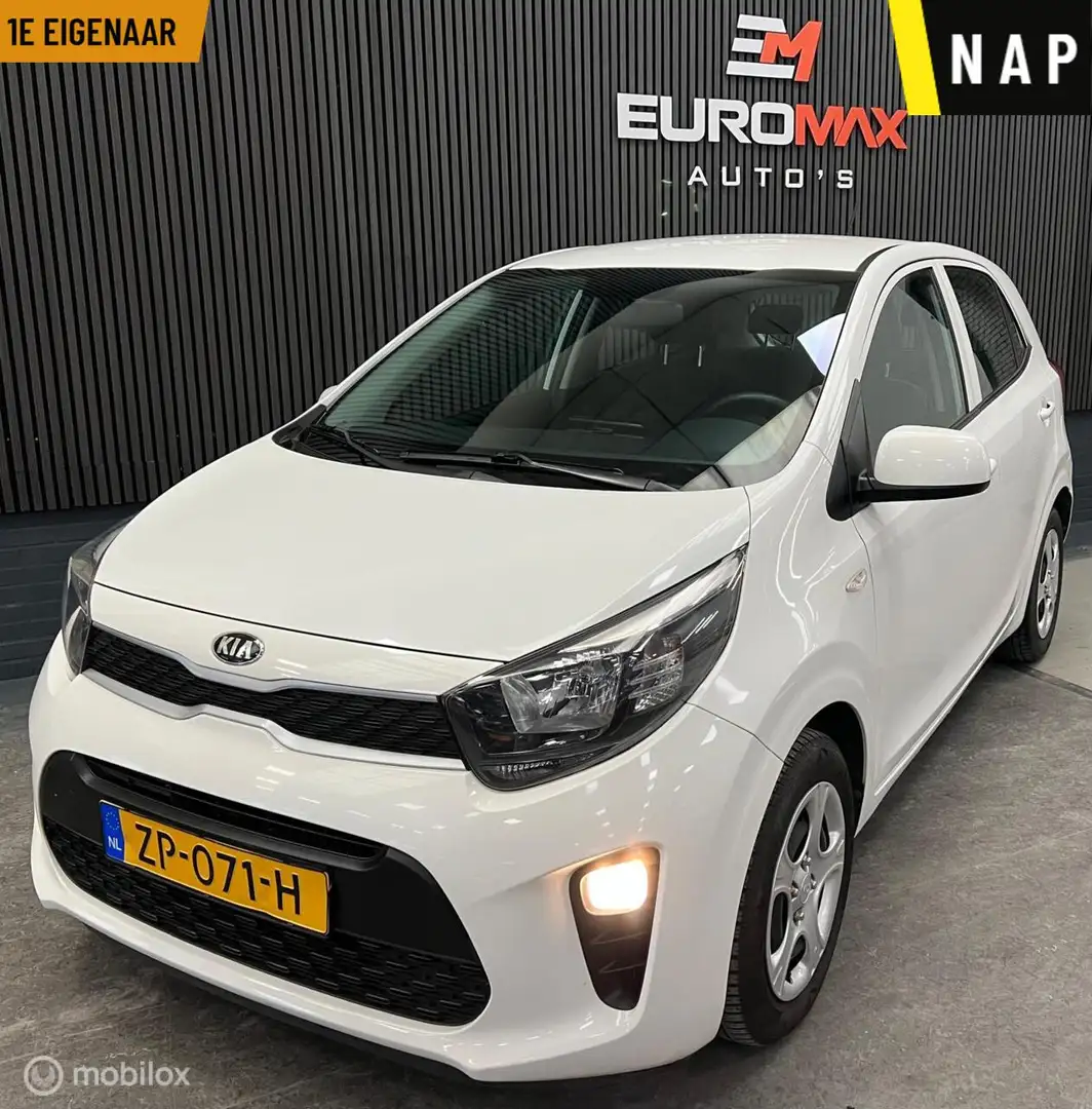 Kia Picanto 1.0 CVVT ComfortLine NAP - 1e Eigenaar-APK 11/27 Weiß - 1