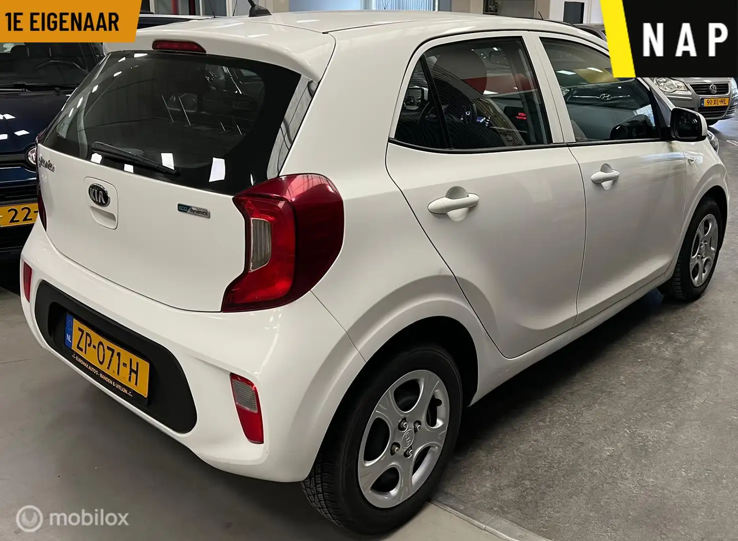 Kia Picanto 1.0 CVVT ComfortLine NAP - 1e Eigenaar-APK 11/27 Weiß - 2