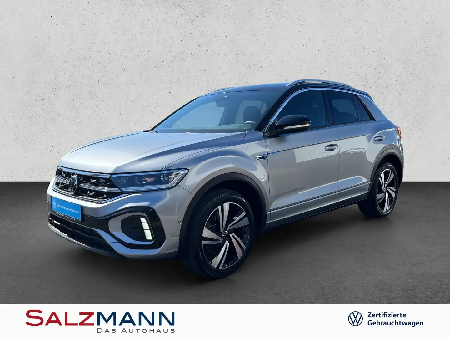 Volkswagen T-Roc 2.0 TDI DSG R-Line, Navi, AHK, Matrix-LED, Silber - 1