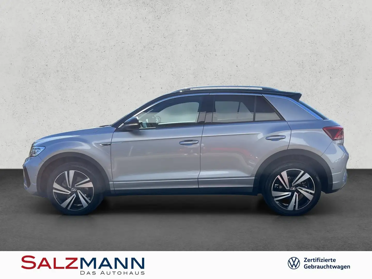 Volkswagen T-Roc 2.0 TDI DSG R-Line, Navi, AHK, Matrix-LED, Silber - 2