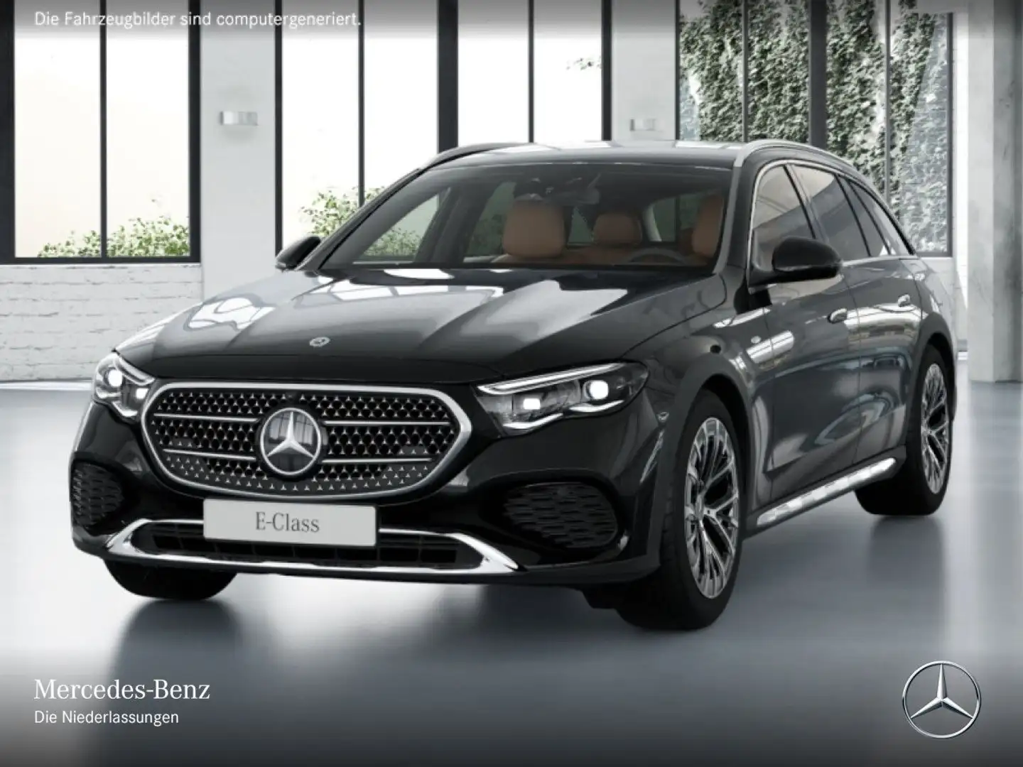 Mercedes-Benz E 300 de T 4M Hybrid Avantgarde Fahrass 360° AHK Schwarz - 2