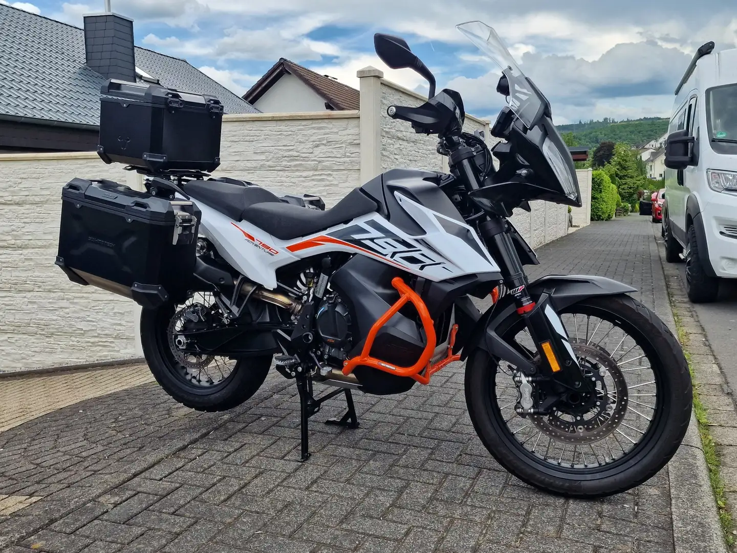 KTM 790 Adventure (1. Hand, sehr gut gepflegt, viel Zubehör!) VB Blanc - 2