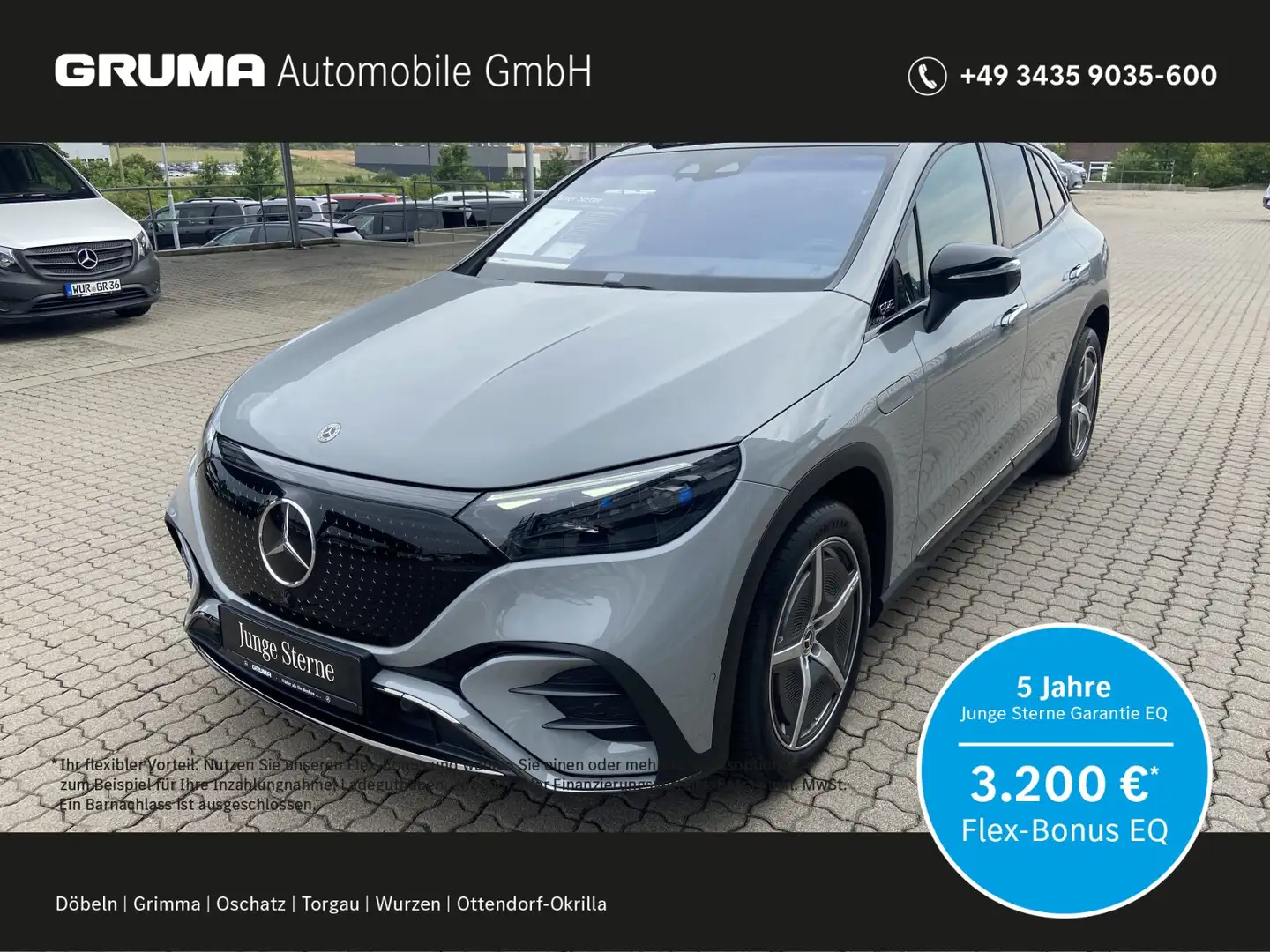 Mercedes-Benz EQE 300 EQE 300 SUV AMG+Premium.Plus+TV+Airm+AHK+Burmest Grau - 1