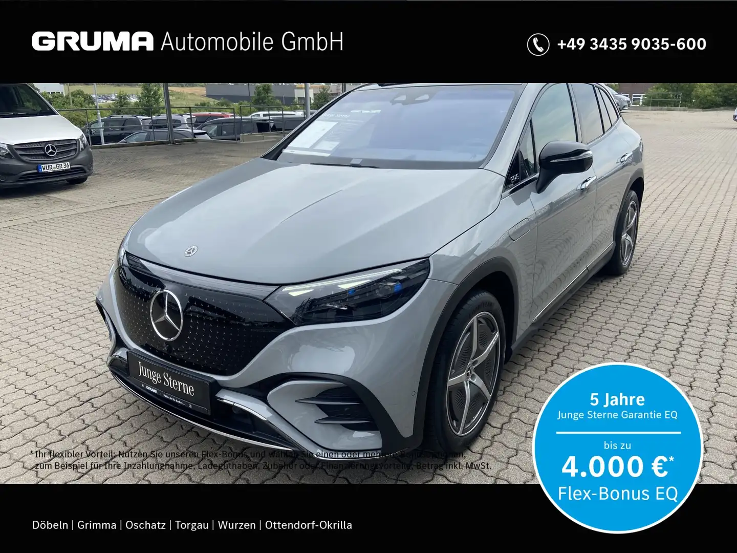 Mercedes-Benz EQE 300 EQE 300 SUV AMG+Premium.Plus+TV+Airm+AHK+Burmest Šedá - 1