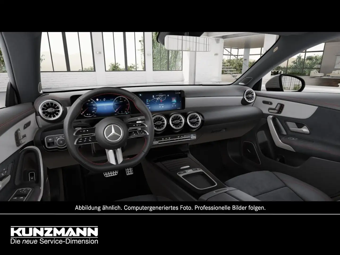 Mercedes-Benz CLA 220 d Coupé AMG Distronic Burmester 360° SHZ Grau - 2