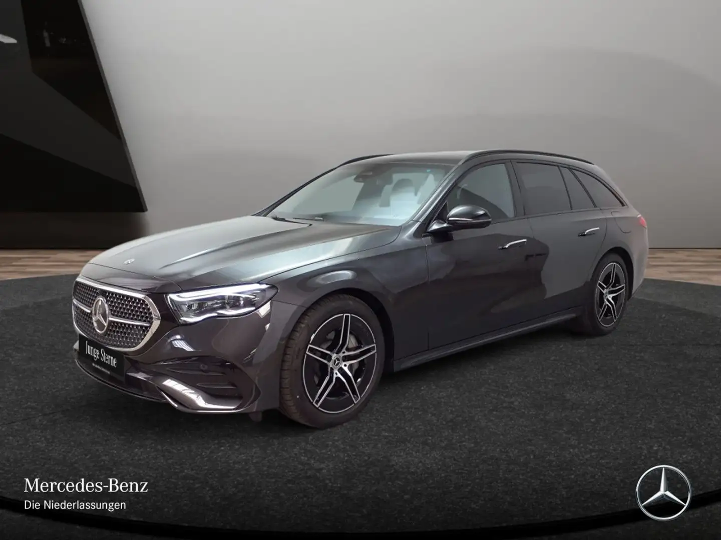 Mercedes-Benz E 300 de T AMG 360° Burmester Distr. AHK Night PTS Gris - 2