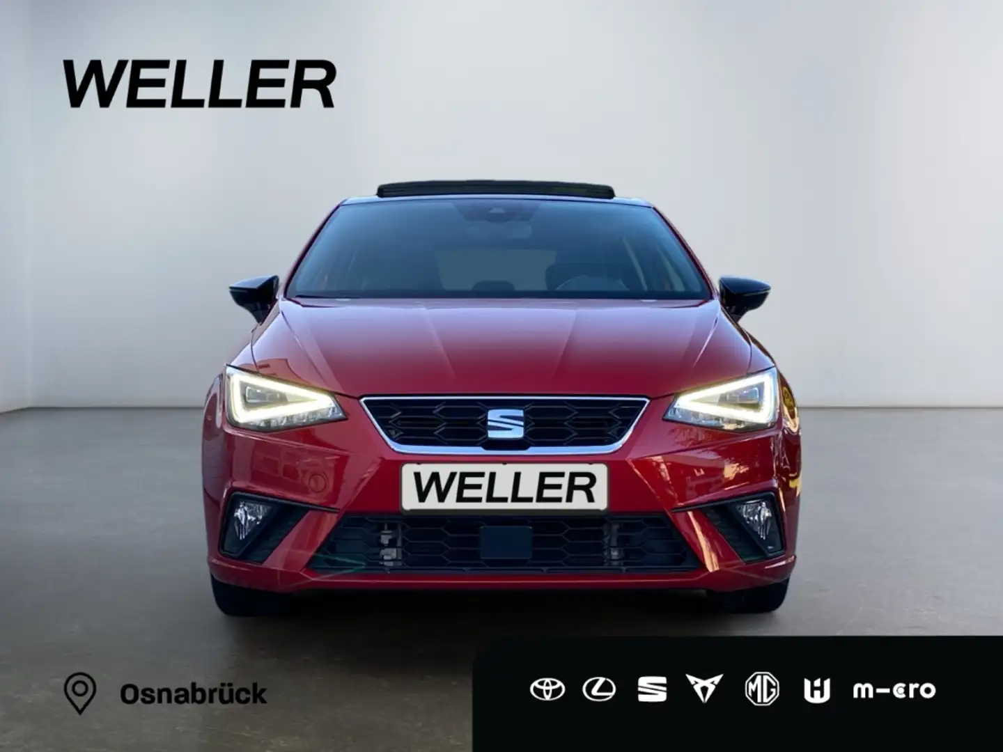 SEAT Ibiza 1.5 TSI DSG FR *LED*Pano*CarPlay*SHZ*Navi* Rosso - 2