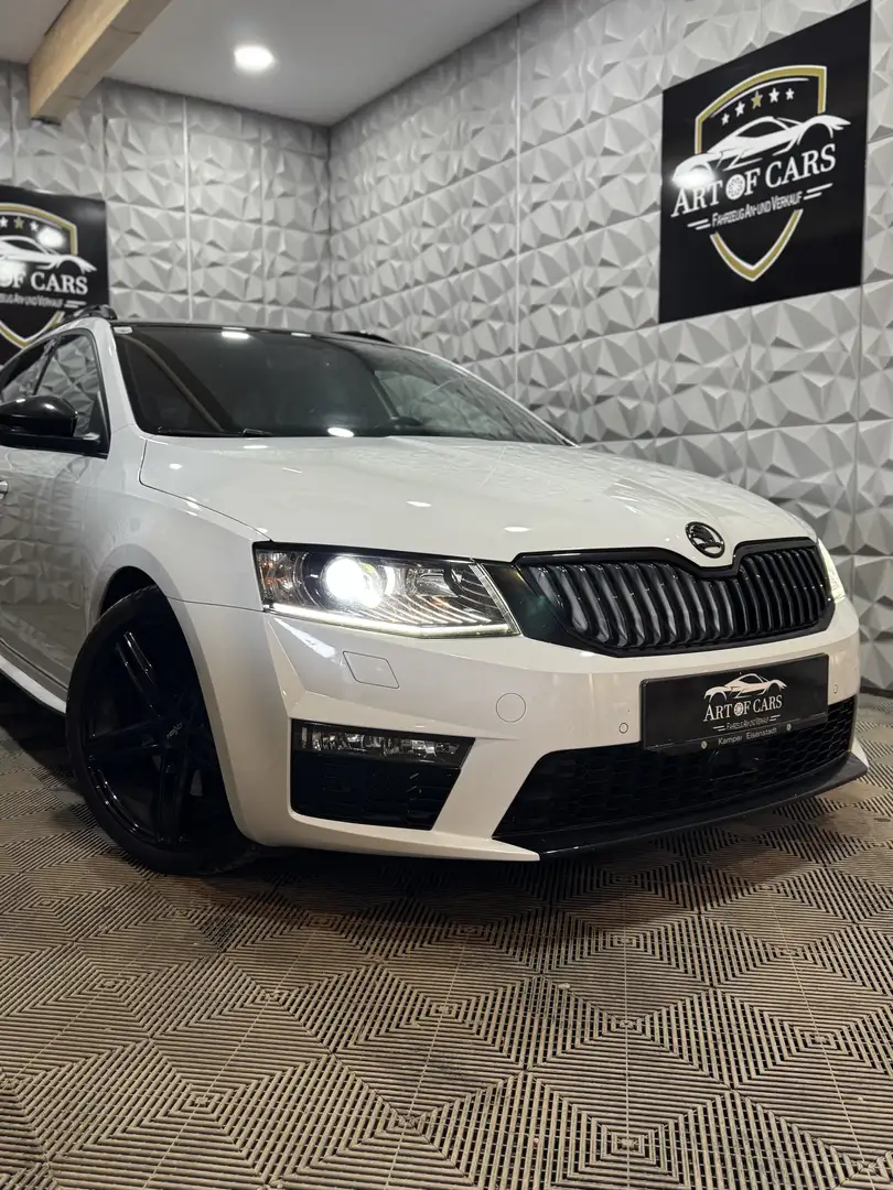 Skoda Octavia RS 4x4/Canton/SHZ/Navi/PDC/ Ab 195 Euro im Monat Weiß - 2