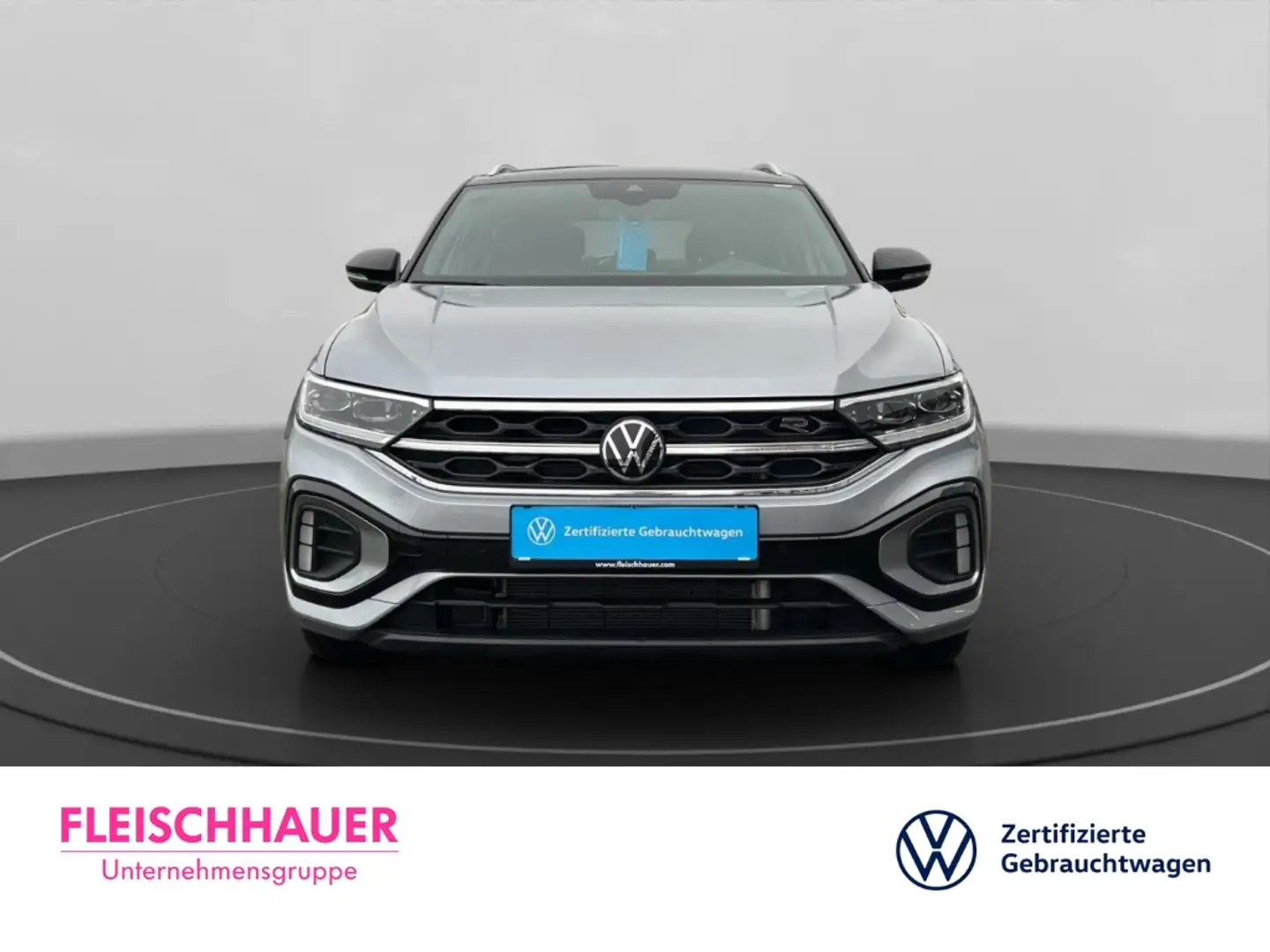 Volkswagen T-Roc R-Line 1.5 DSG+PARKLENK+SHZ+KLIMAAUT+KAMERA Silber - 2