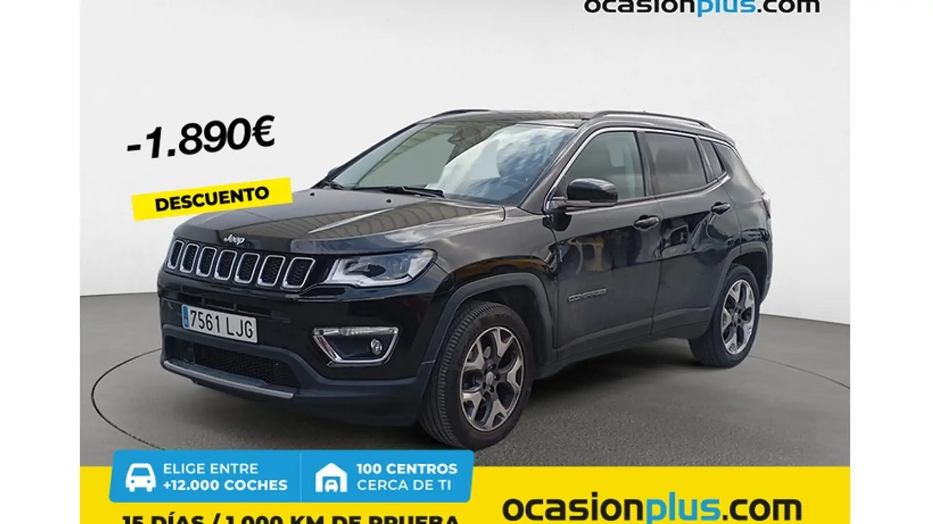 Jeep Compass 1.4 Multiair Limited 4x2 103kW Negro - 1