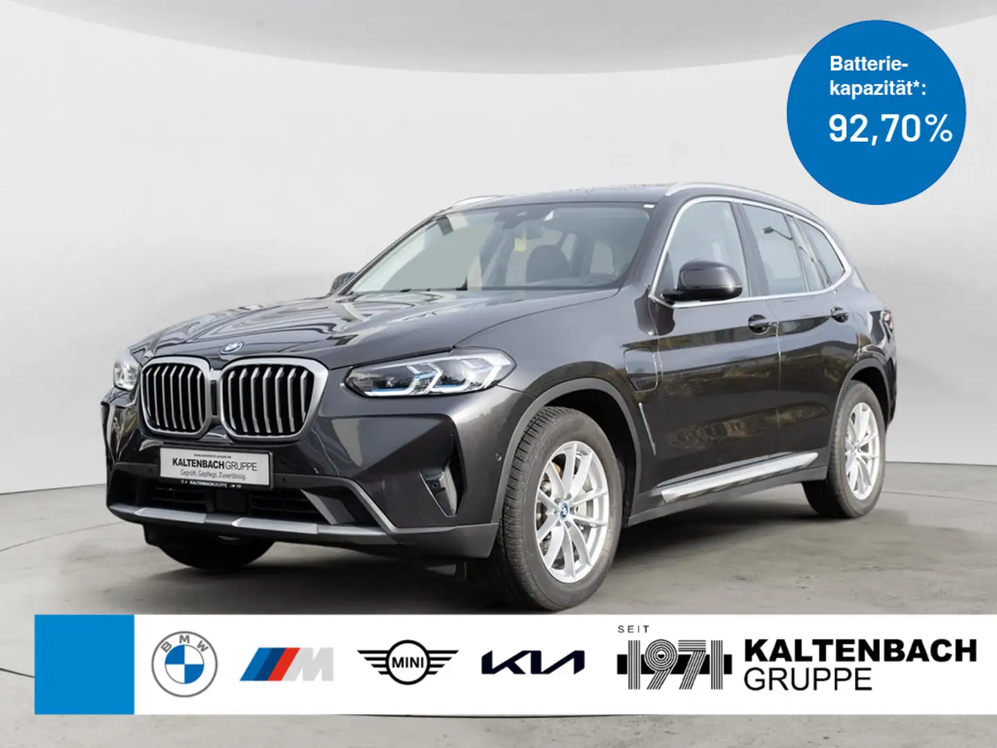 BMW X3 xDrive 30e AHK HUD LASER LED ACC W-LAN SHZ Grau - 1