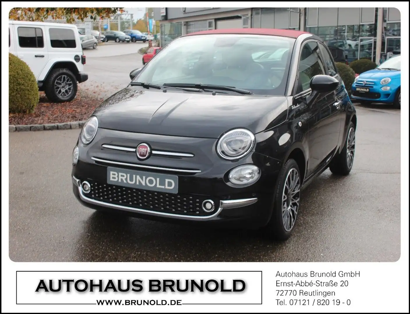 Fiat 500C MY22 1.0 GSE Hybrid DOLCEVITA 51kW (70PS) crna - 1