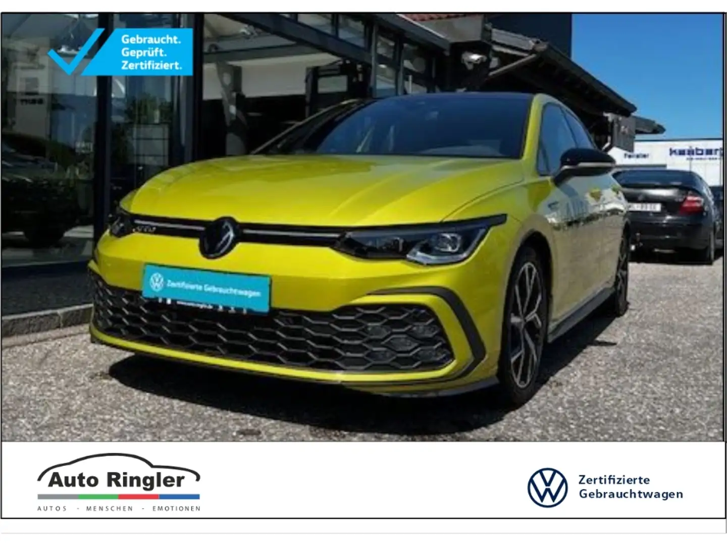Volkswagen Golf 2.0 TDI GTD+PANO+NAVI+LED Gelb - 1