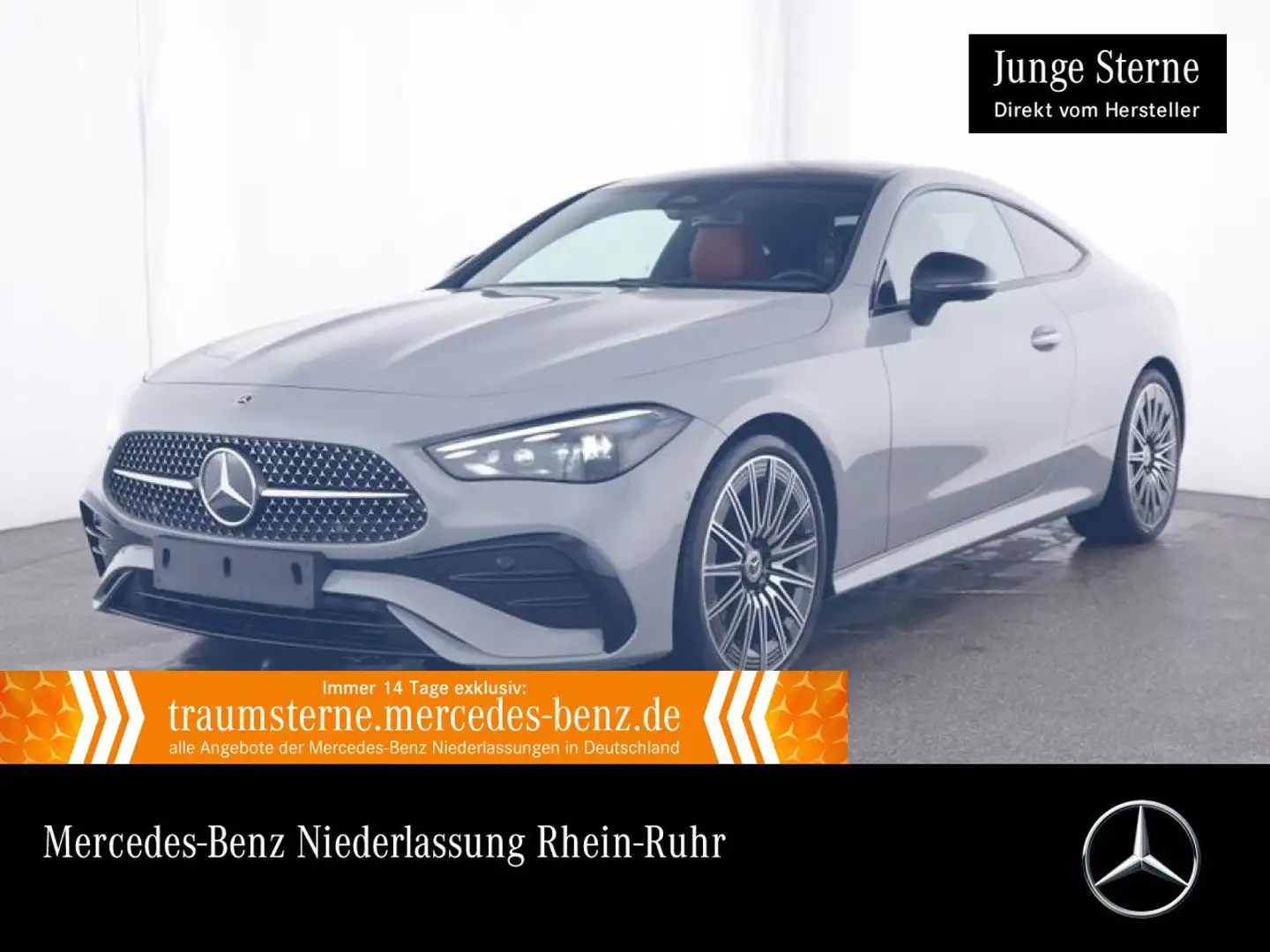 Mercedes-Benz CLE 220 d AMG+NIGHT+PANO+BURMESTER+KAMERA+TOTW+9G Grau - 1