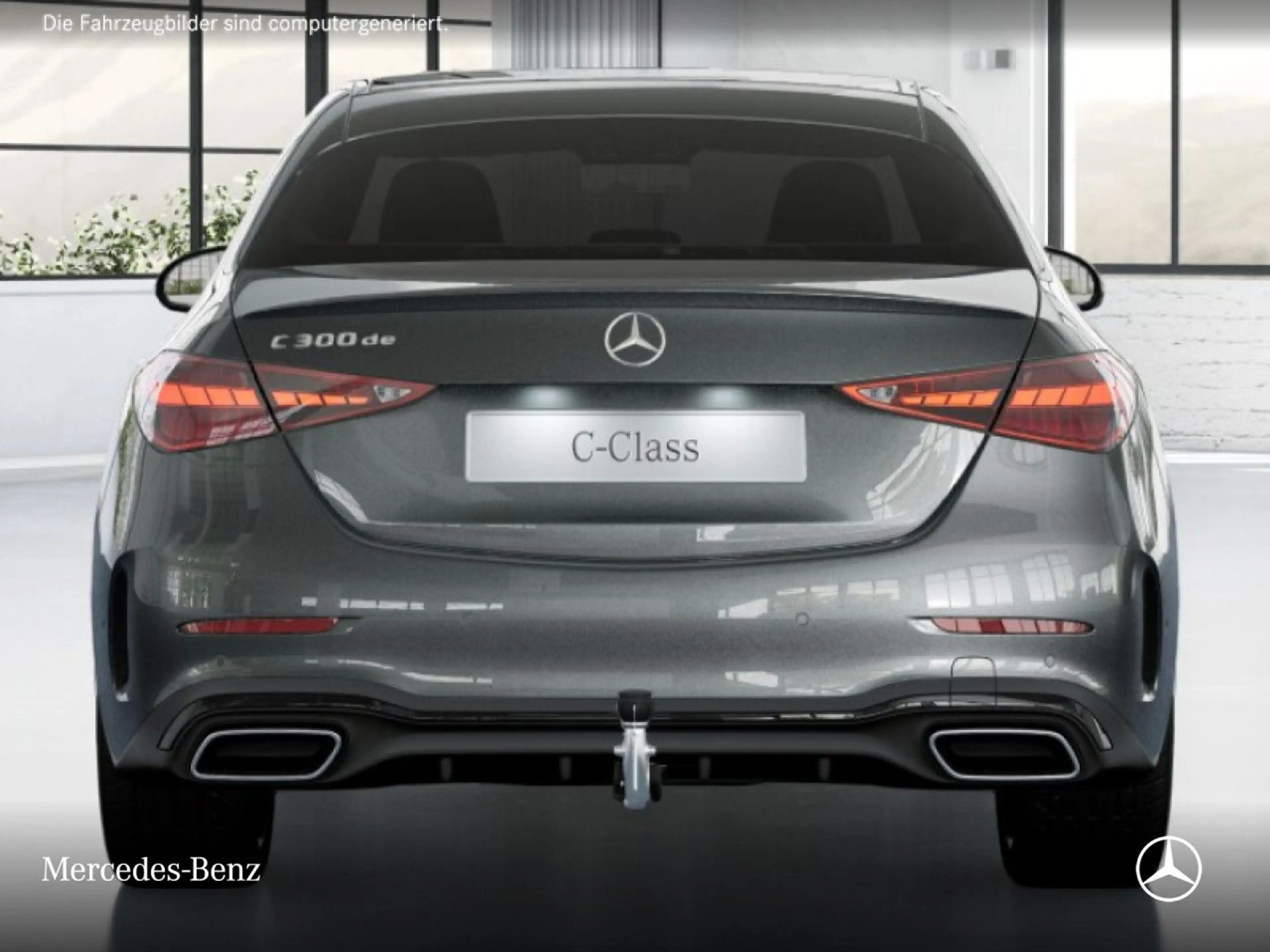 Mercedes-Benz C 300 de AMG+NIGHT+PANO+360+AHK+BURMESTER+19"+TOTW — photo 7