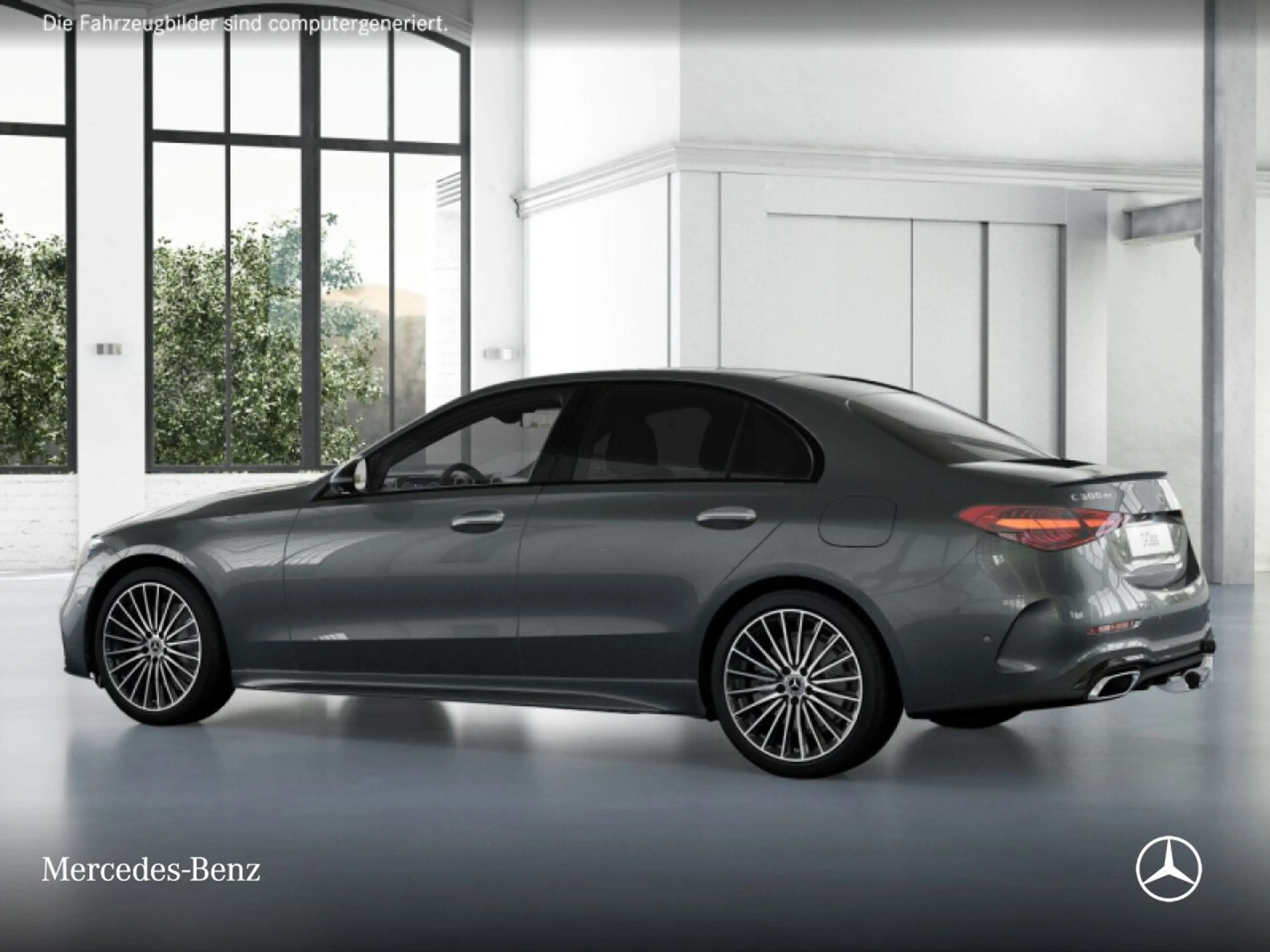 Mercedes-Benz C 300 de AMG+NIGHT+PANO+360+AHK+BURMESTER+19"+TOTW — photo 14