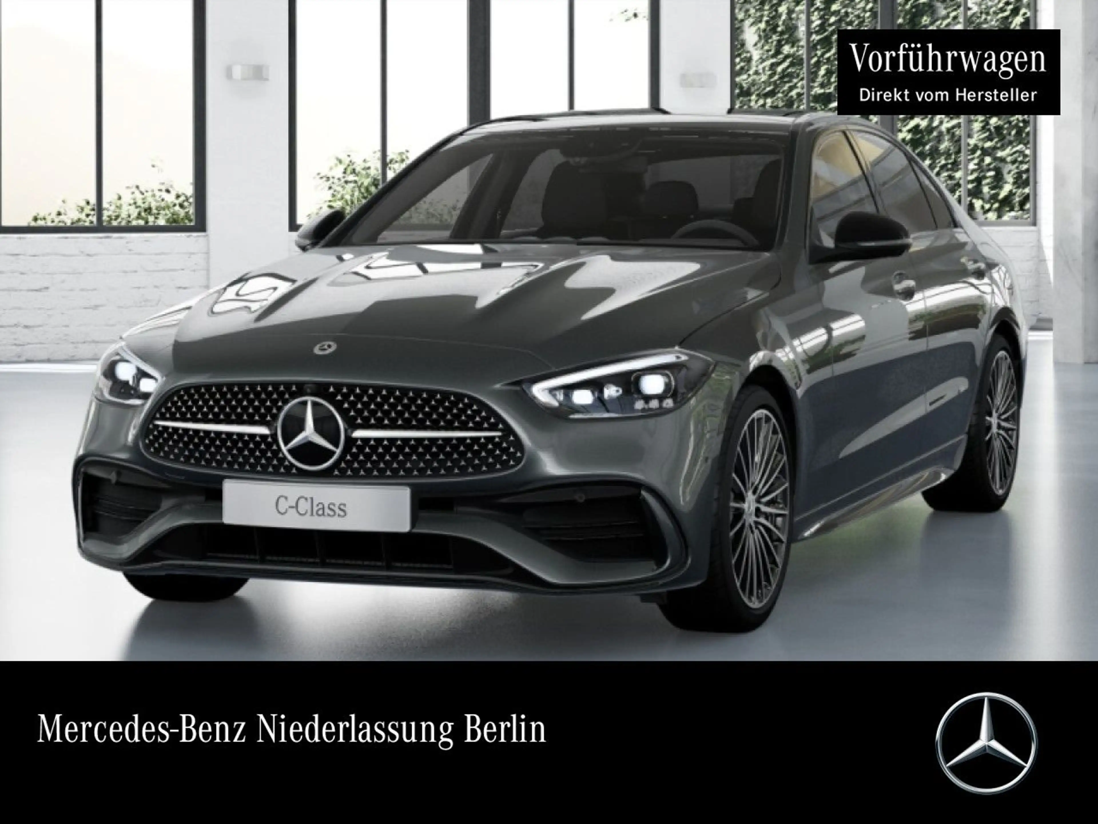 Mercedes-Benz C 300 de AMG+NIGHT+PANO+360+AHK+BURMESTER+19"+TOTW
