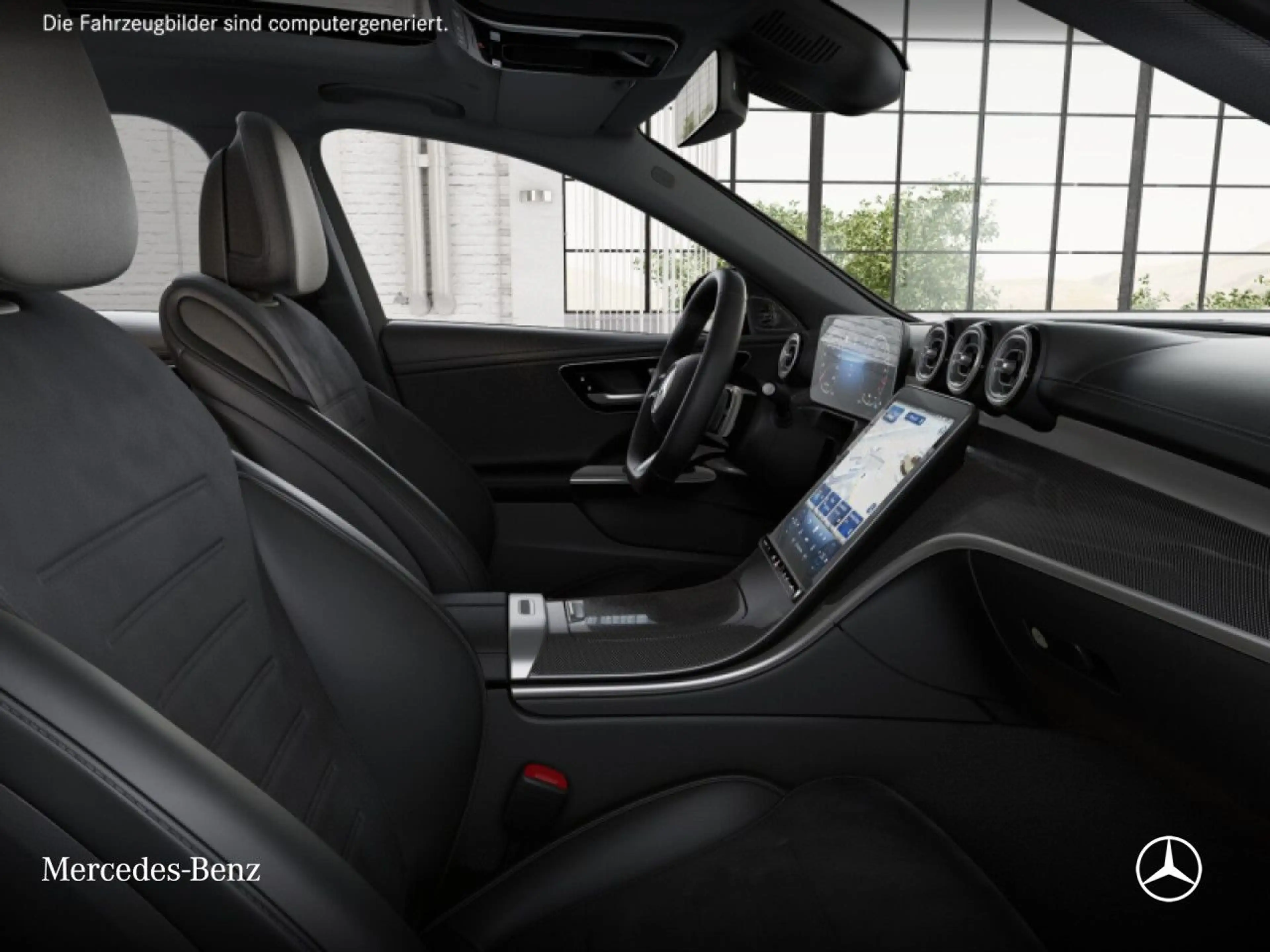 Mercedes-Benz C 300 de AMG+NIGHT+PANO+360+AHK+BURMESTER+19"+TOTW — photo 11