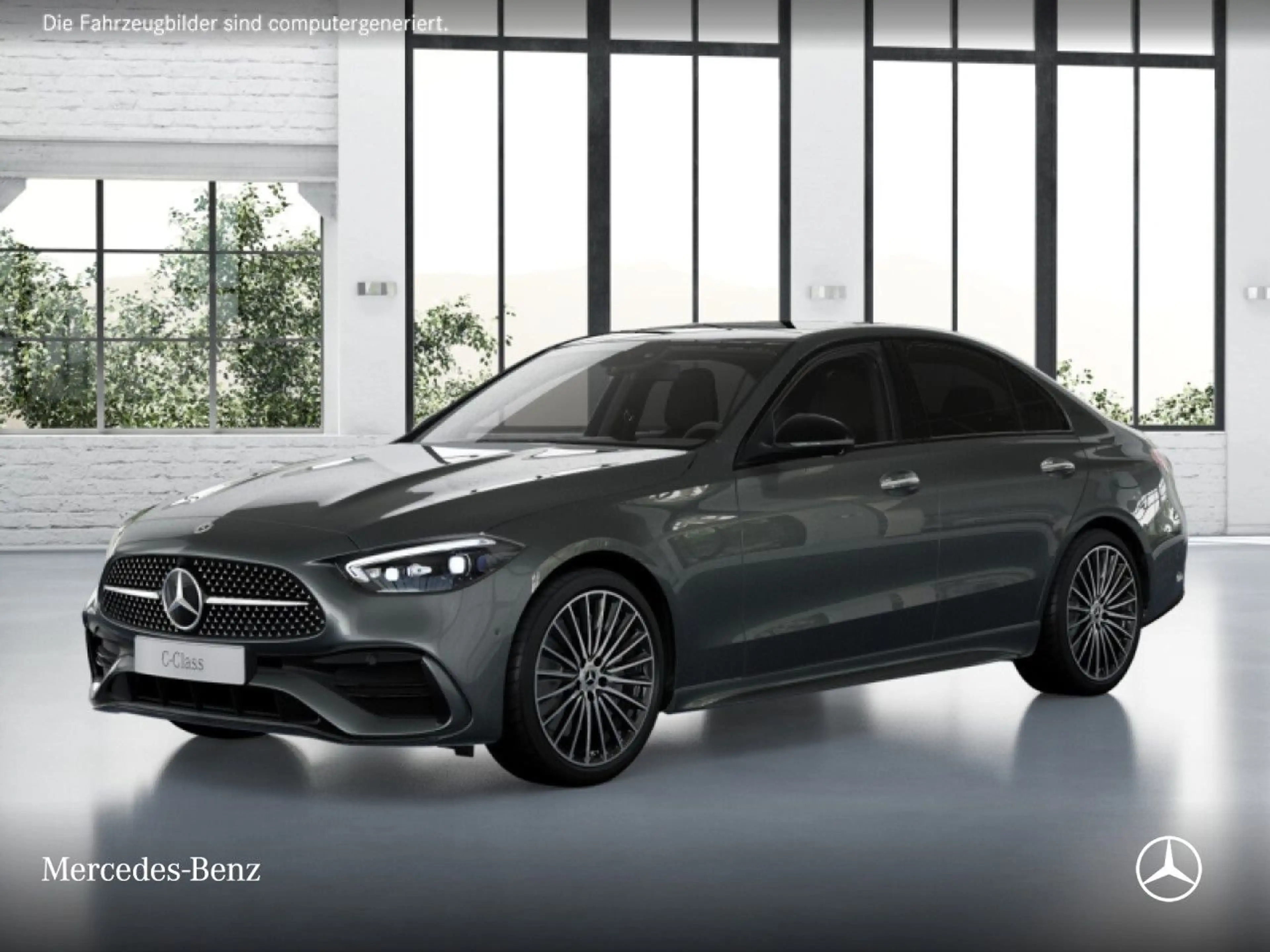 Mercedes-Benz C 300 de AMG+NIGHT+PANO+360+AHK+BURMESTER+19"+TOTW — photo 13