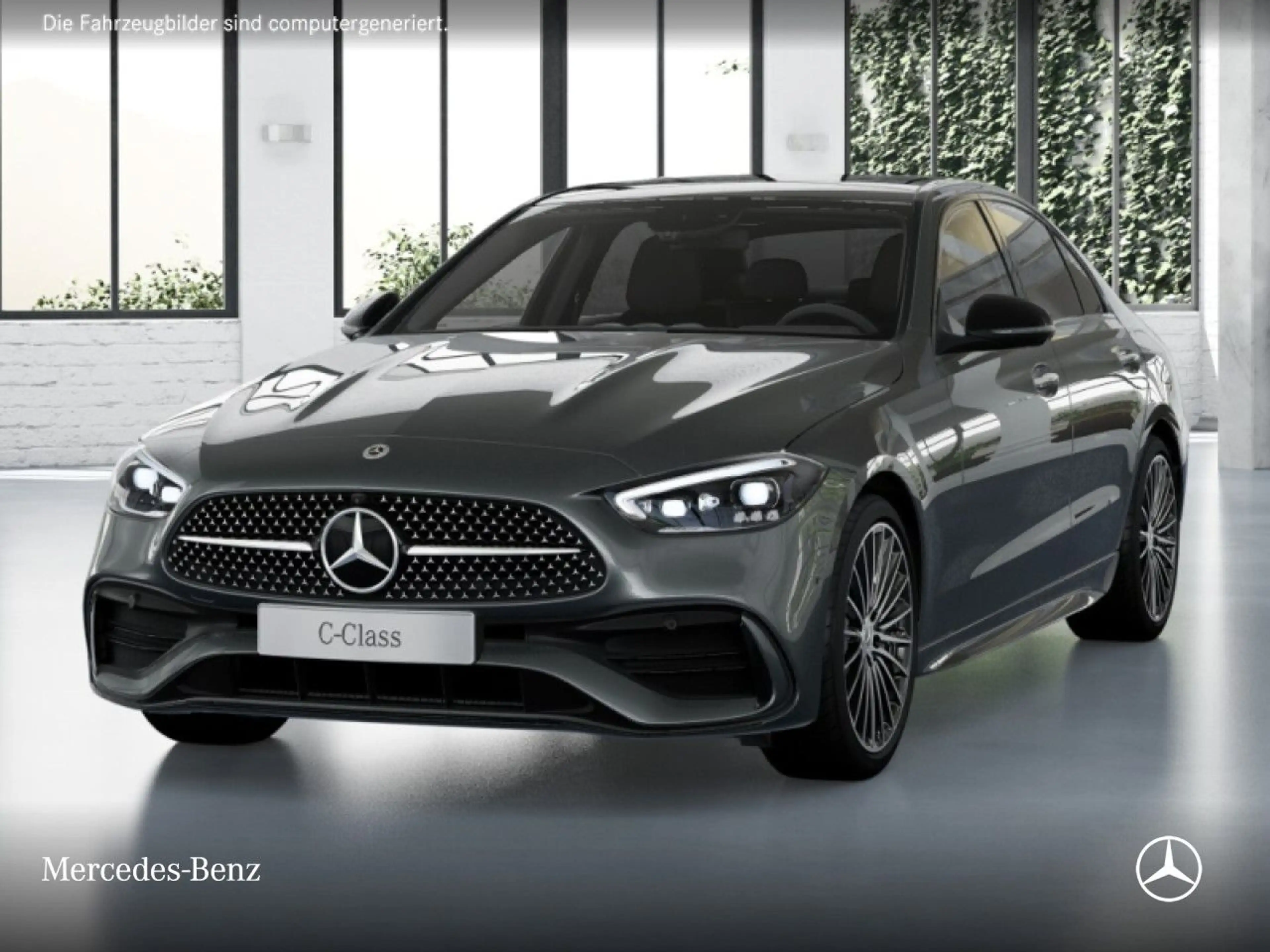 Mercedes-Benz C 300 de AMG+NIGHT+PANO+360+AHK+BURMESTER+19"+TOTW — photo 2