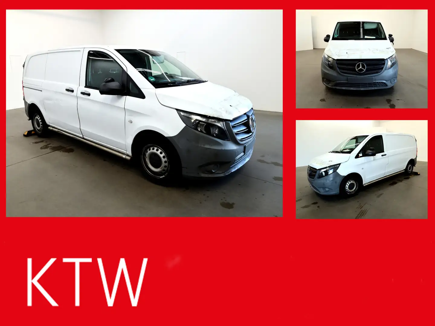 Mercedes-Benz Vito114 KA Kompakt ,Klima,Kamera,Tempomat Blanc - 1